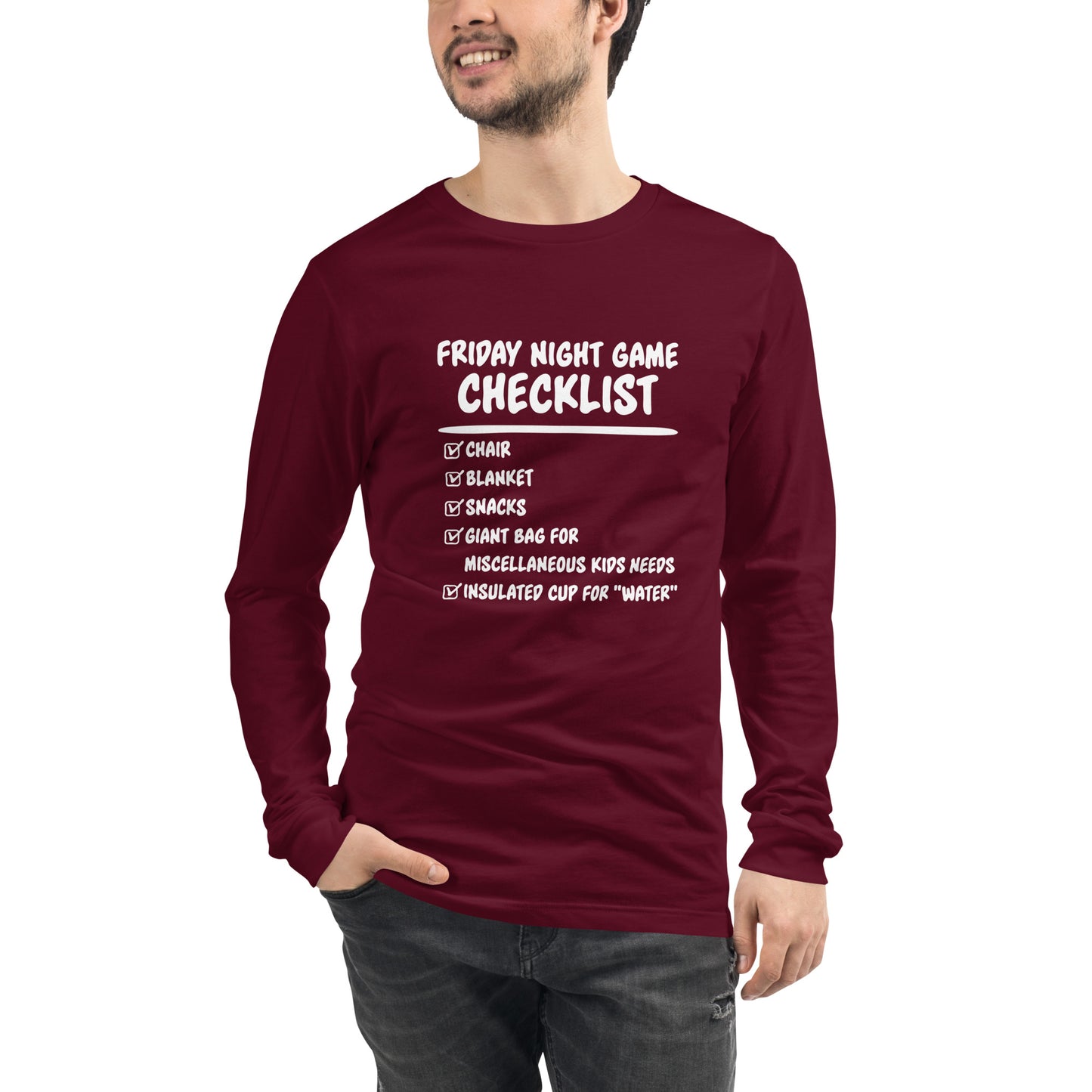 Friday Night Unisex Long Sleeve Tee