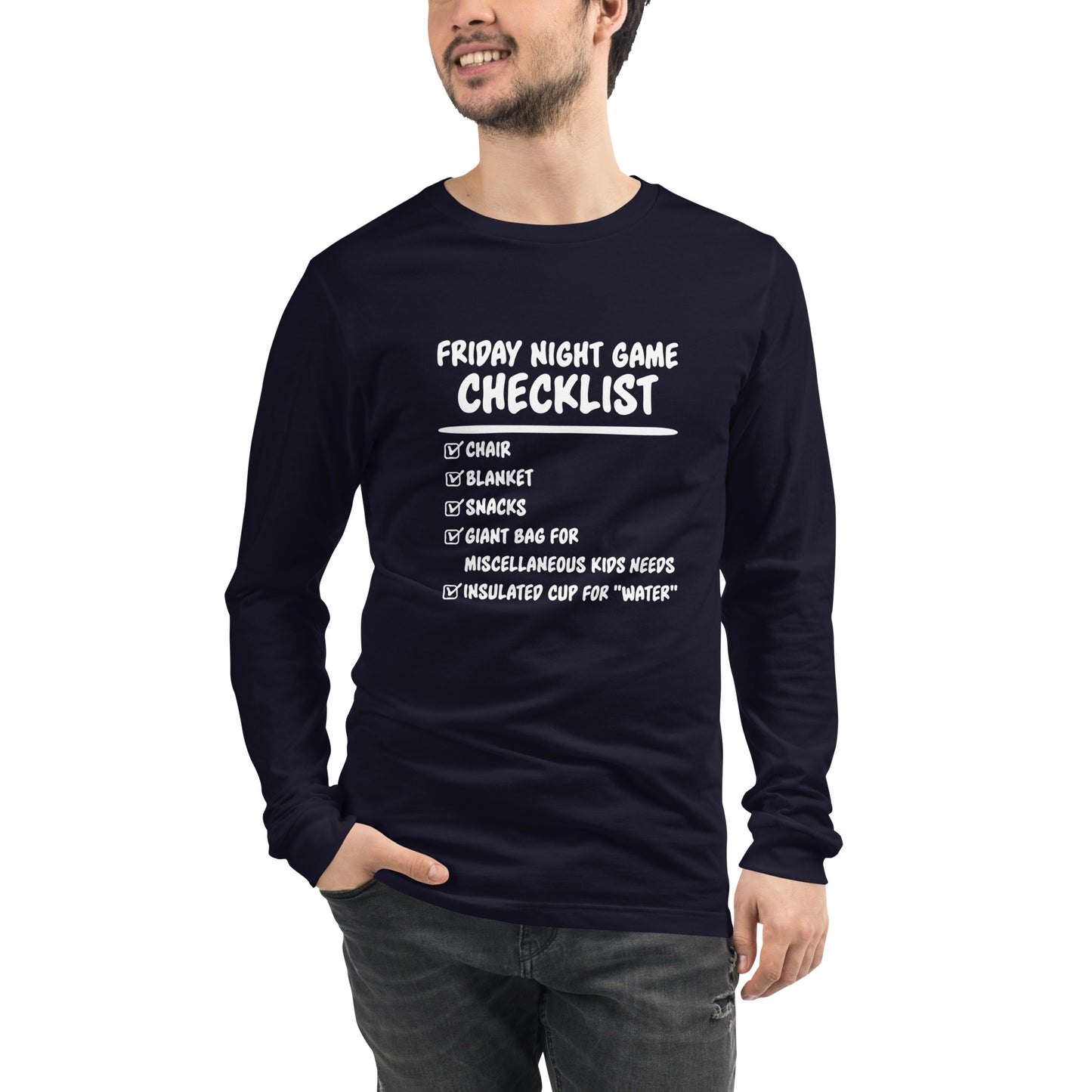 Friday Night Unisex Long Sleeve Tee