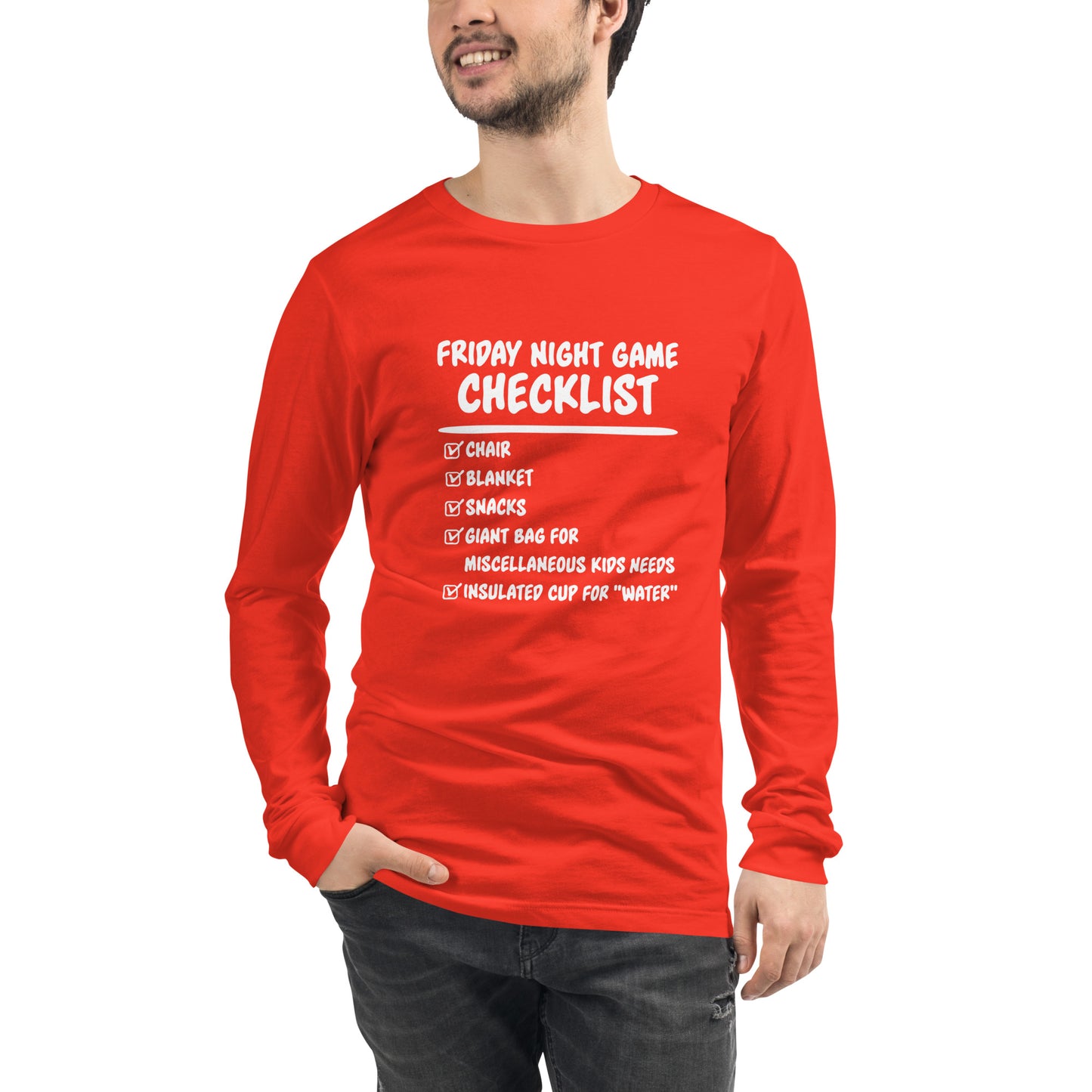 Friday Night Unisex Long Sleeve Tee