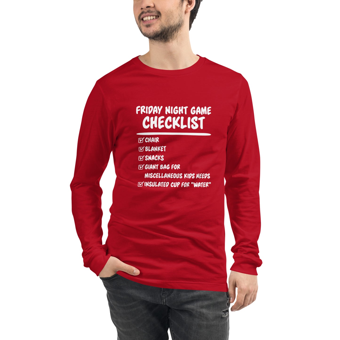 Friday Night Unisex Long Sleeve Tee