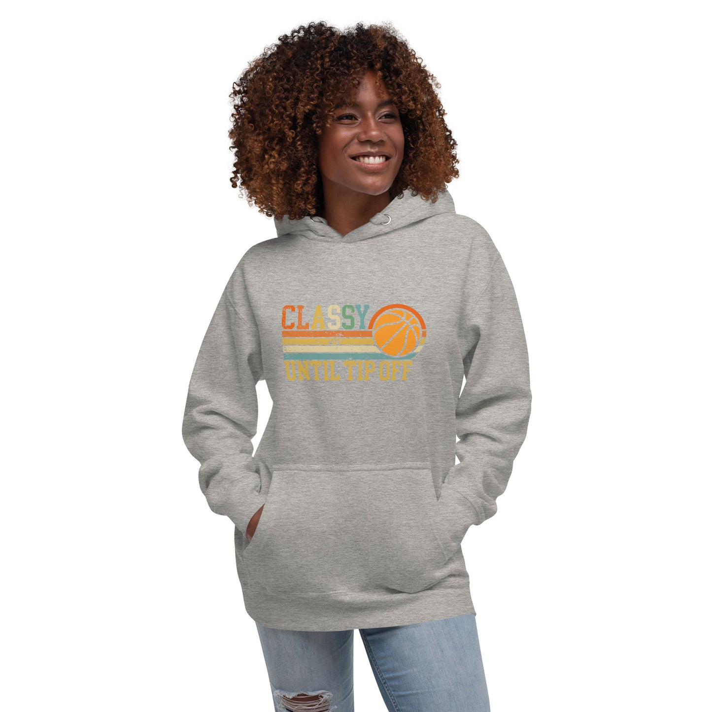 Classy Until Tip-Off Unisex Hoodie