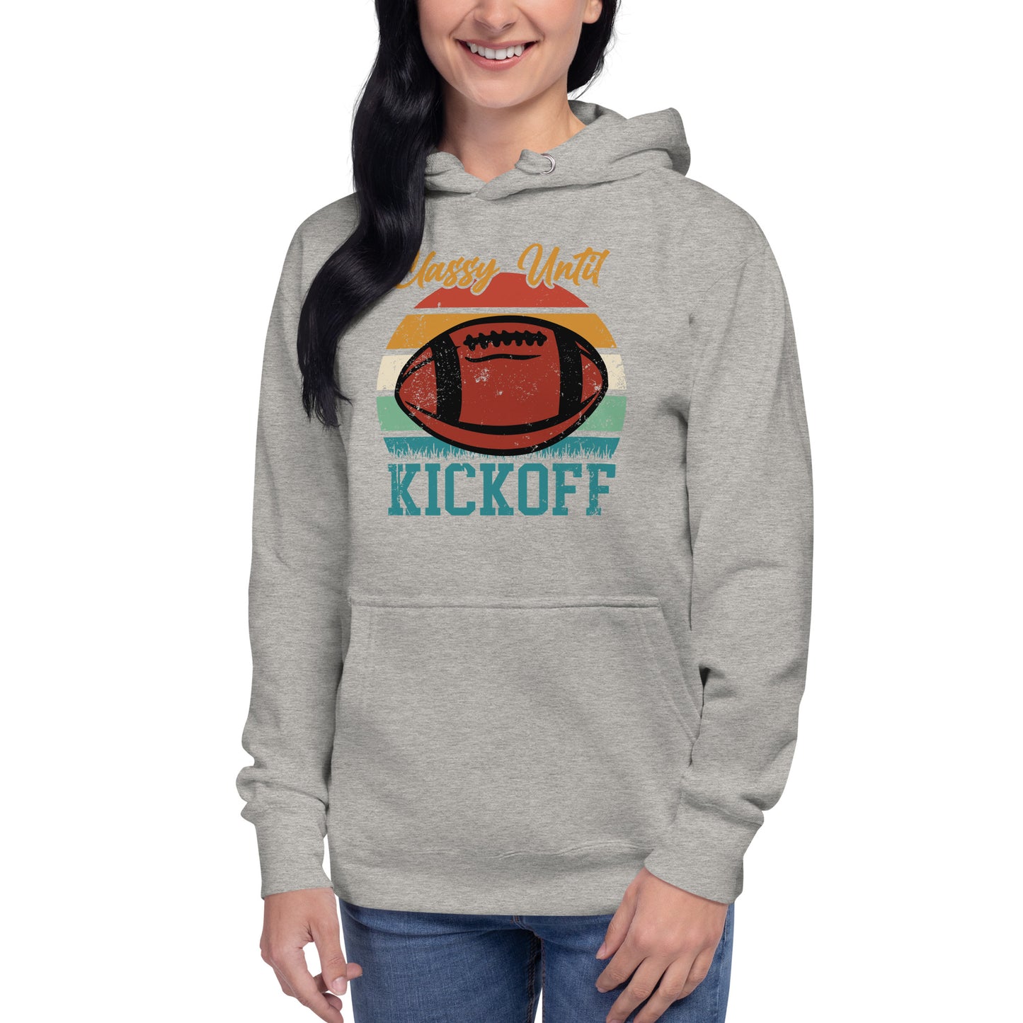 Classy Until Kickoff Unisex Hoodie