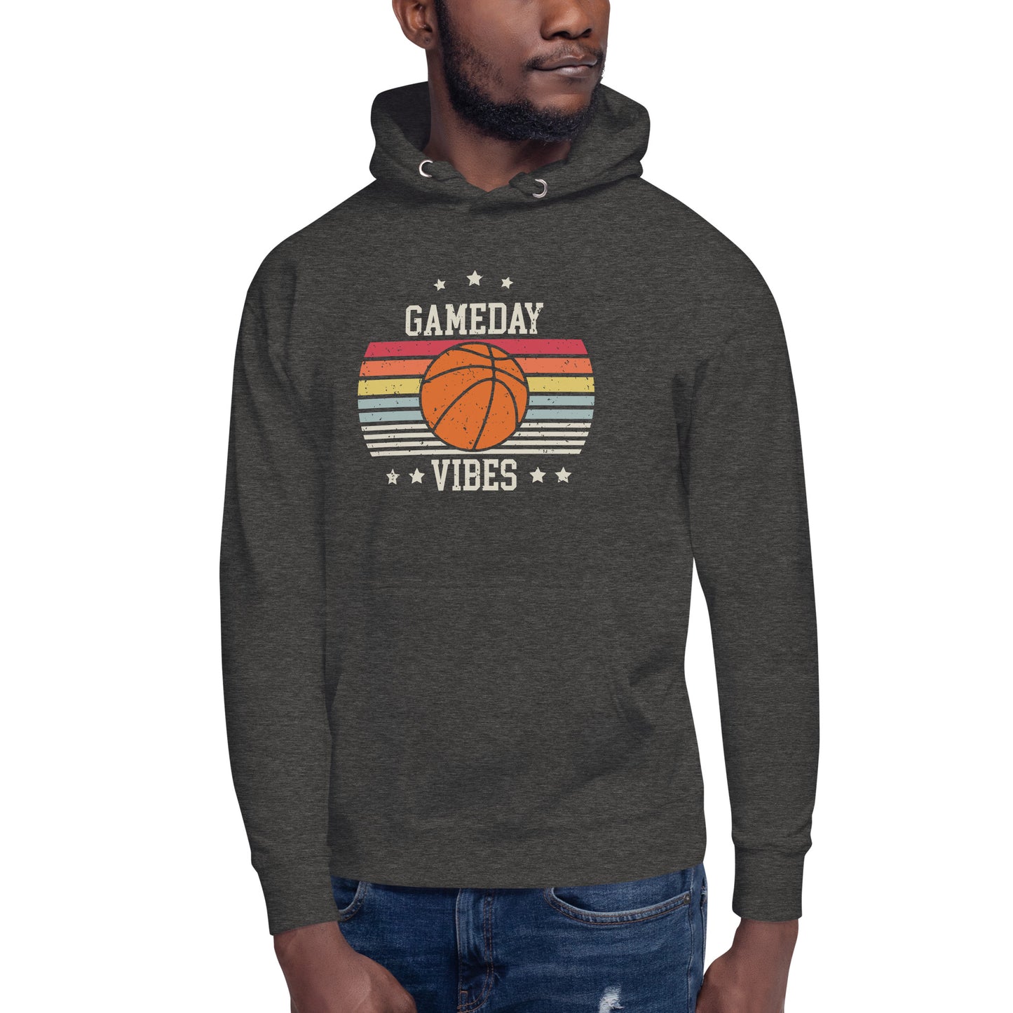 Game-Day Vibes Basketball Unisex Hoodie