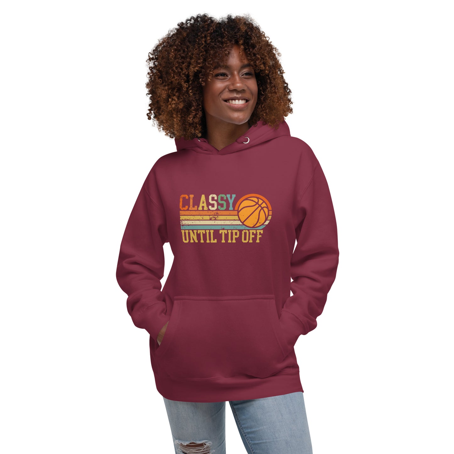 Classy Until Tip-Off Unisex Hoodie