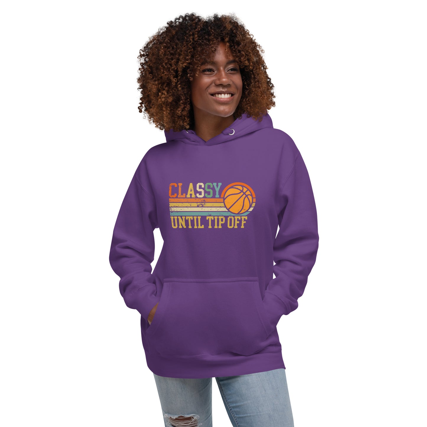 Classy Until Tip-Off Unisex Hoodie