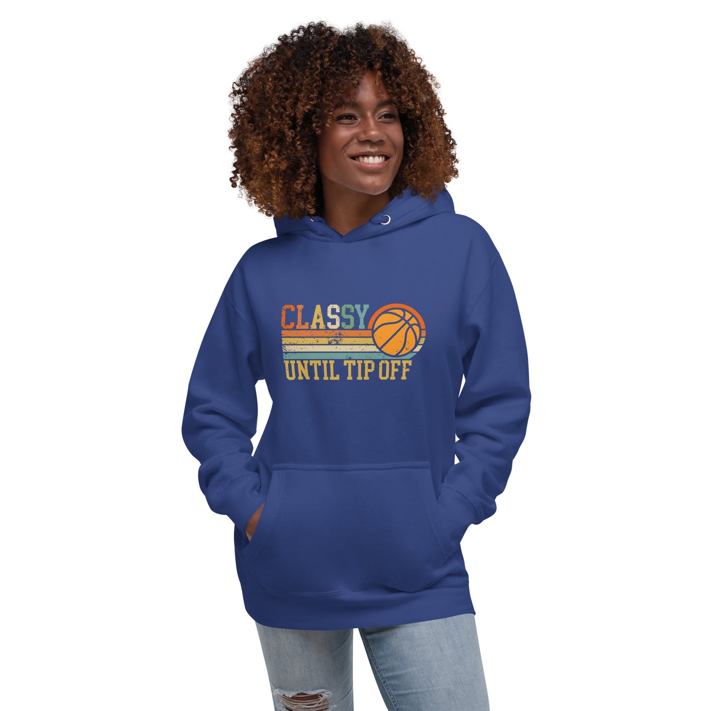 Classy Until Tip-Off Unisex Hoodie