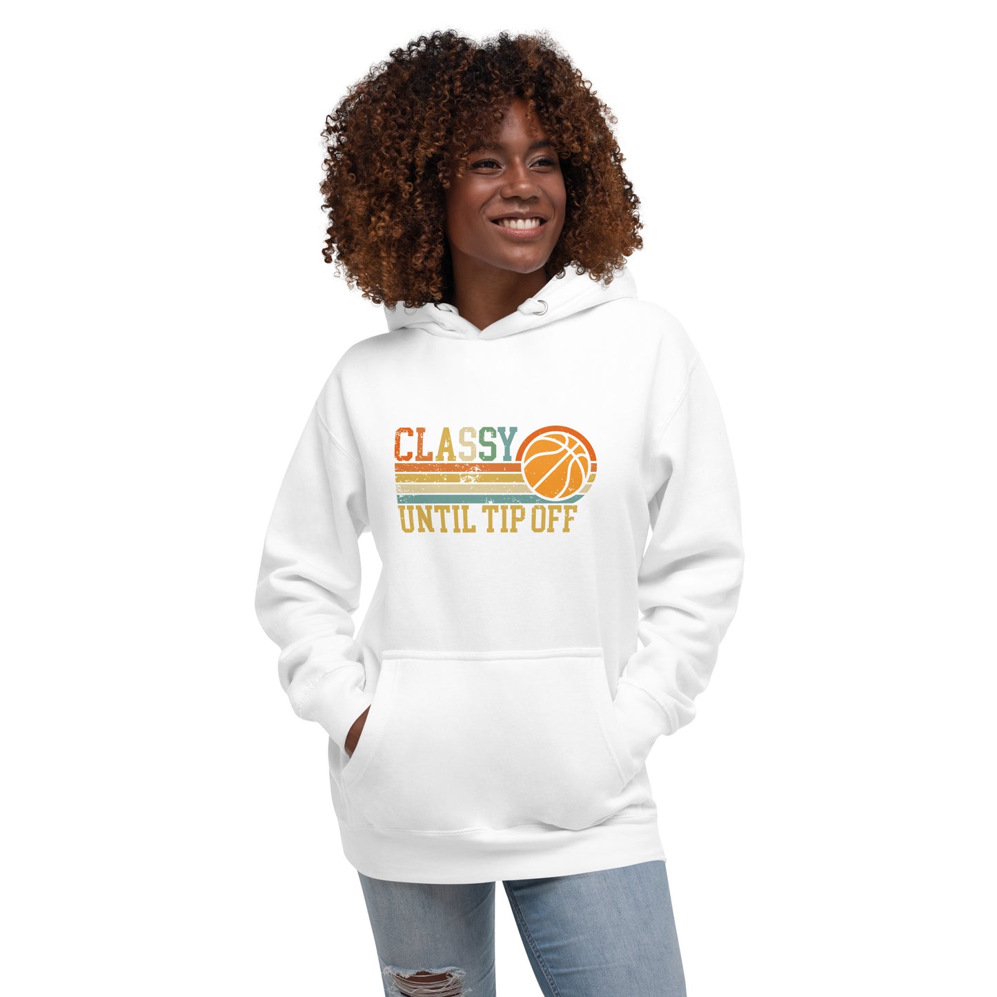 Classy Until Tip-Off Unisex Hoodie