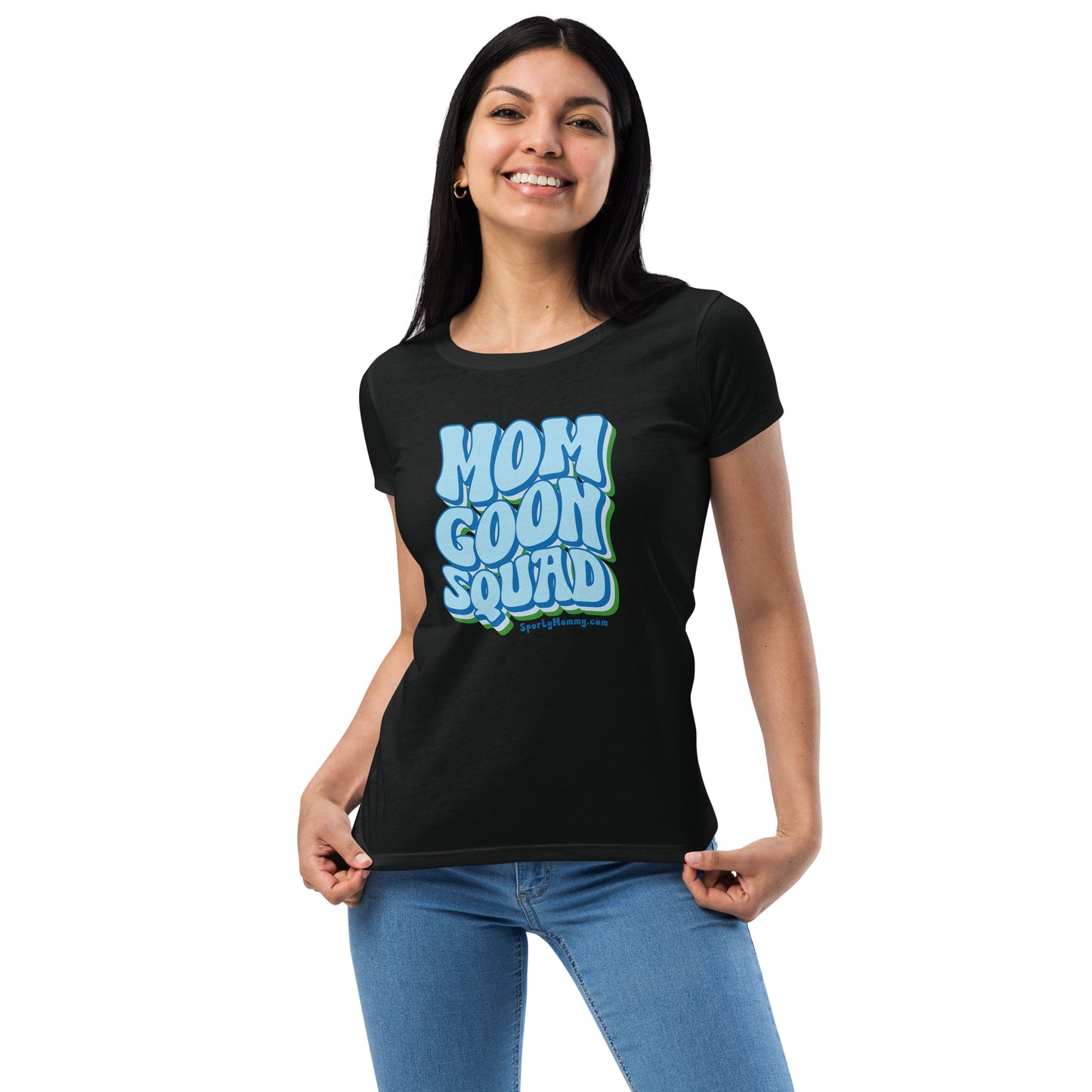 Mom Goon Squad Fitted T-Shirt