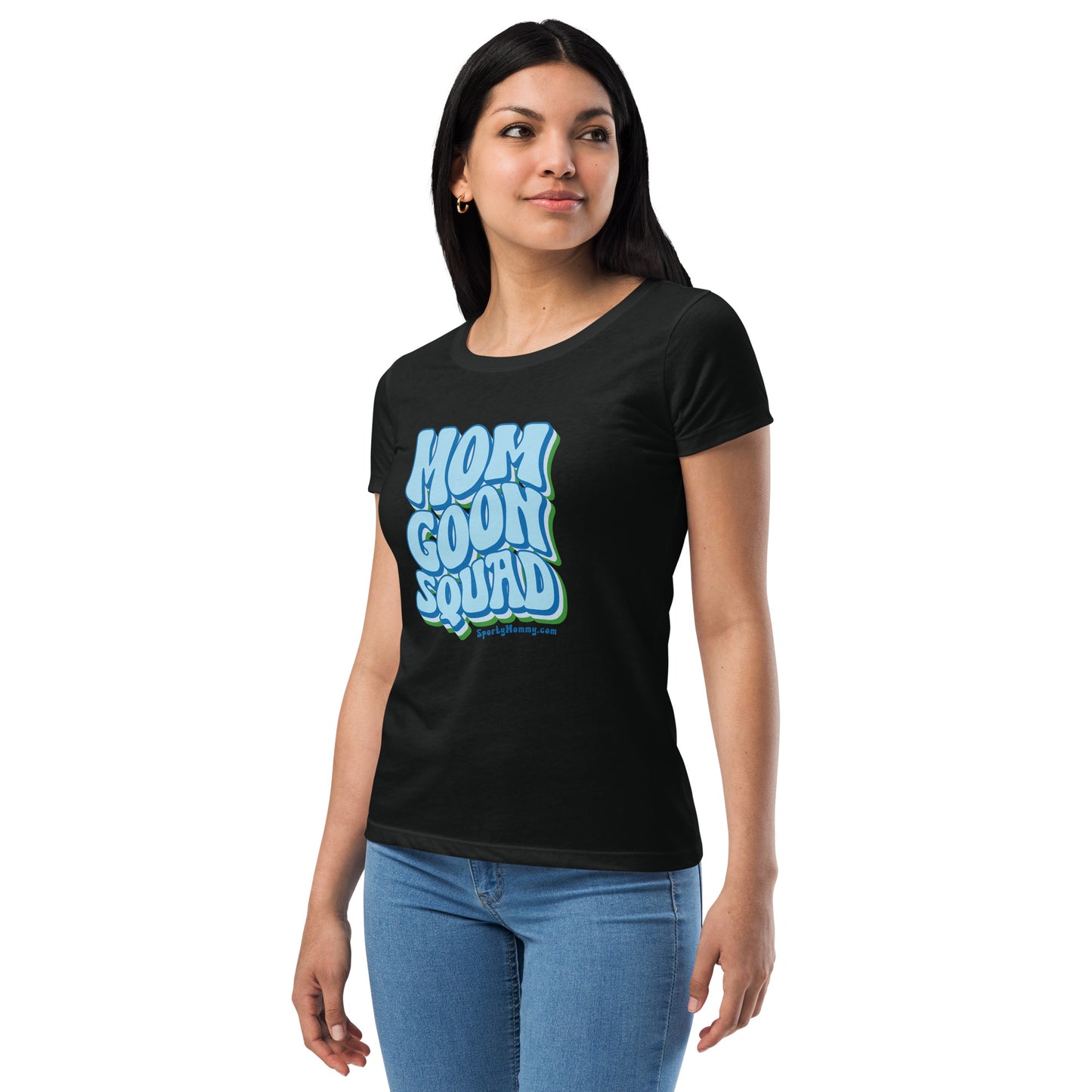 Mom Goon Squad Fitted T-Shirt