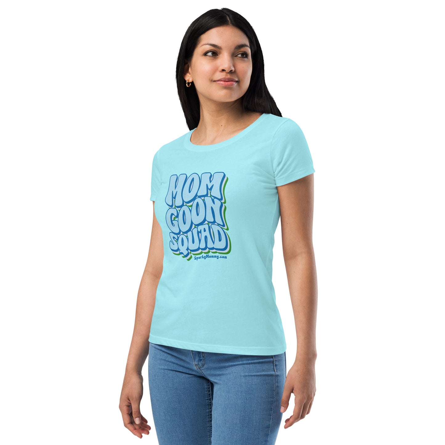 Mom Goon Squad Fitted T-Shirt