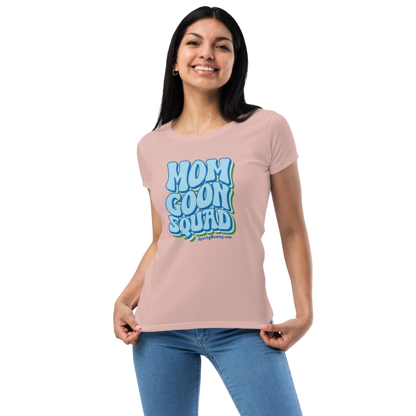 Mom Goon Squad Fitted T-Shirt