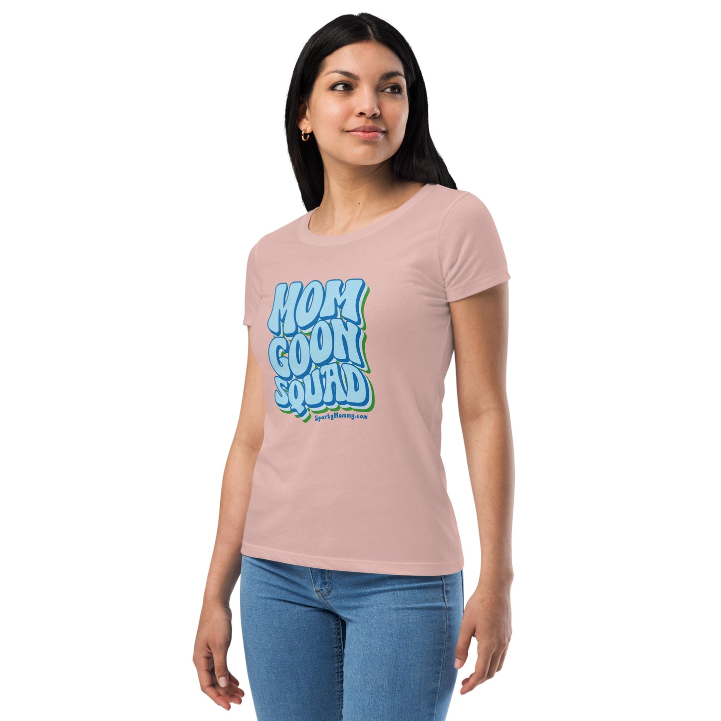 Mom Goon Squad Fitted T-Shirt