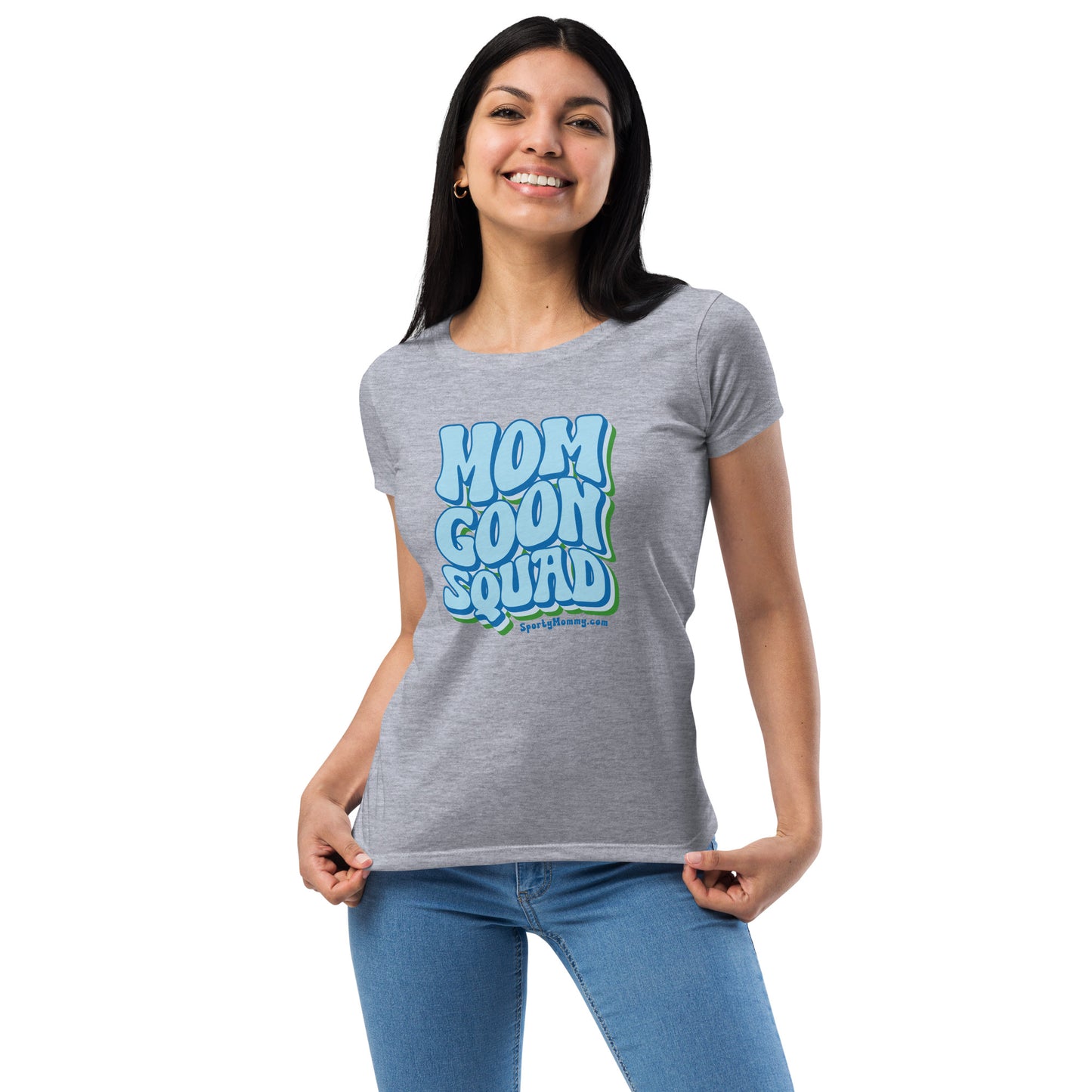 Mom Goon Squad Fitted T-Shirt