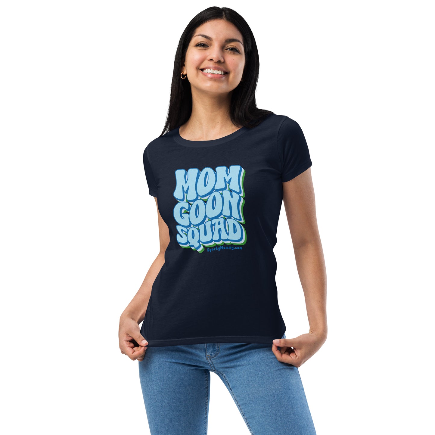 Mom Goon Squad Fitted T-Shirt