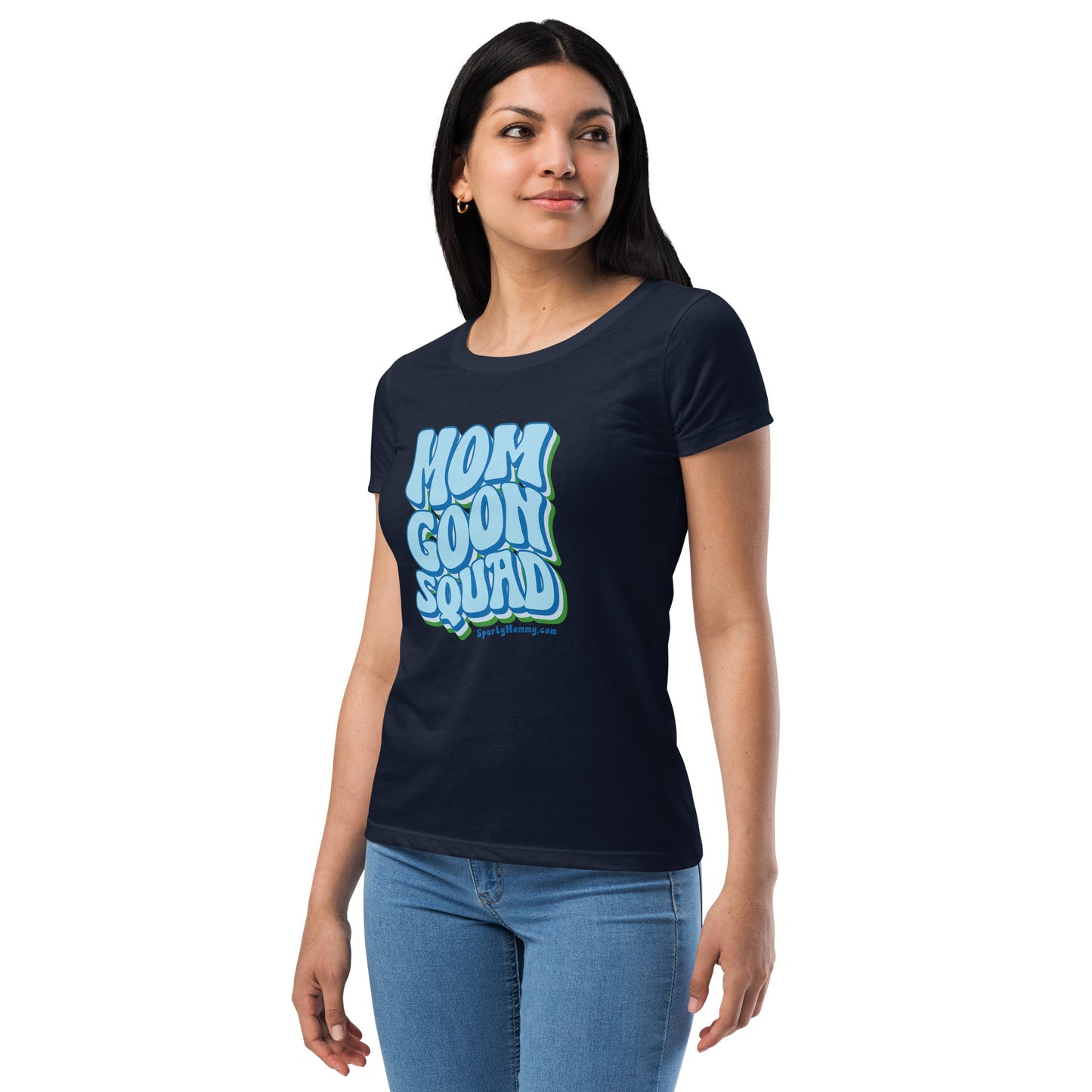 Mom Goon Squad Fitted T-Shirt