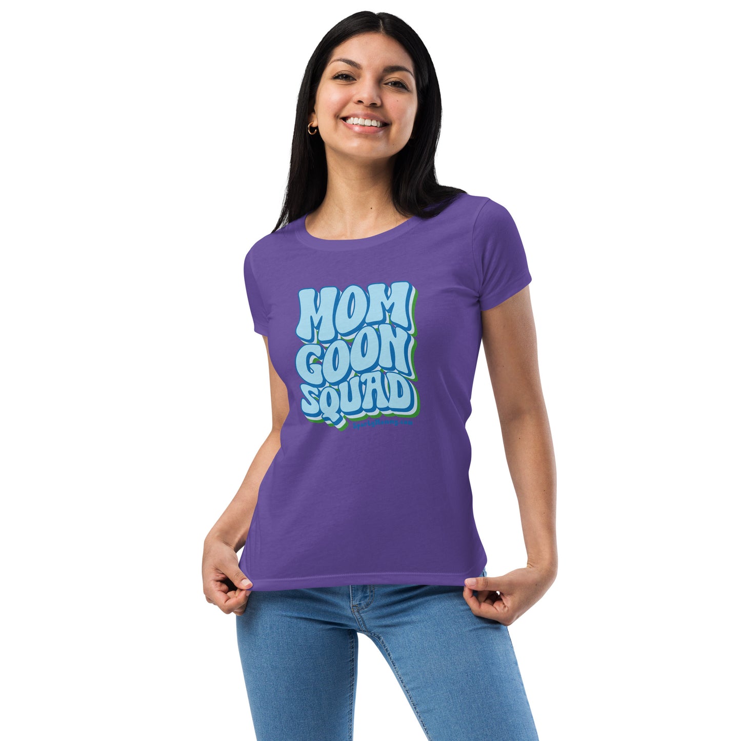 Mom Goon Squad Fitted T-Shirt