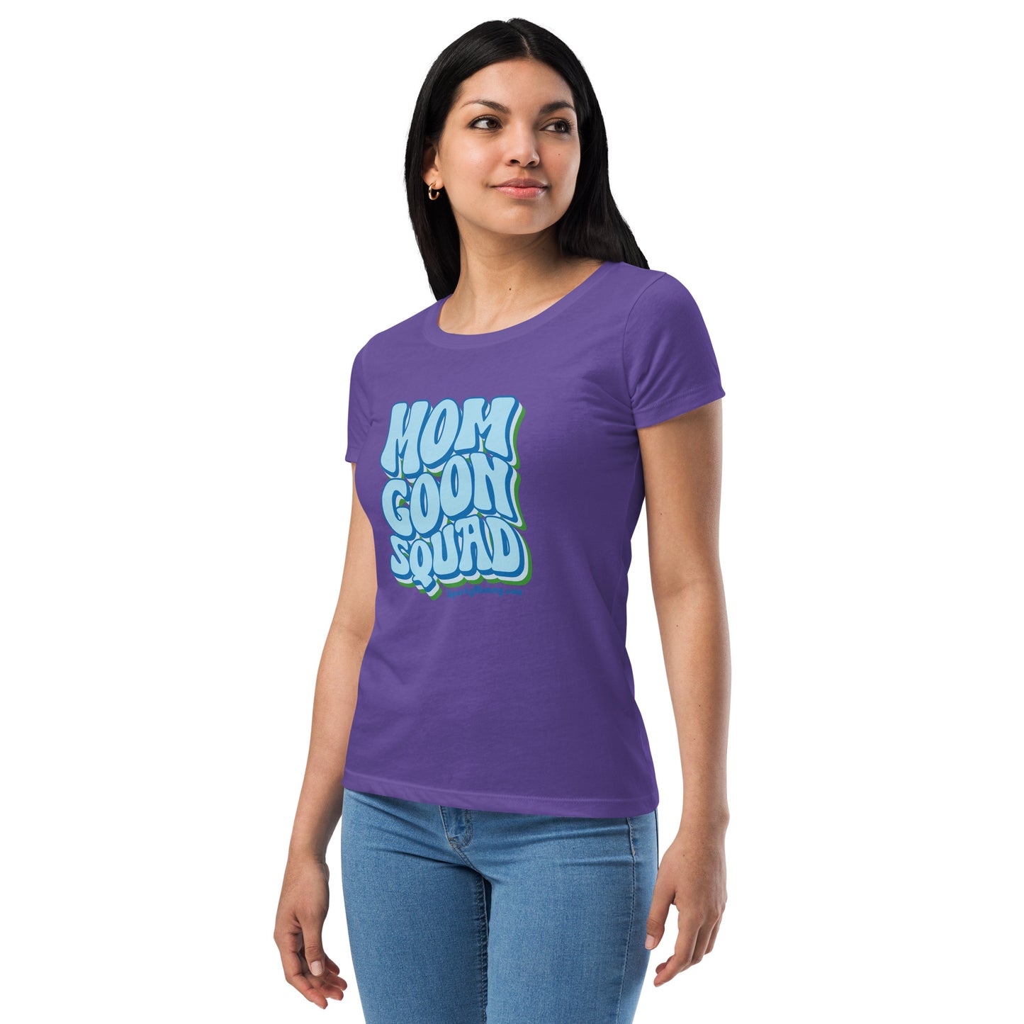 Mom Goon Squad Fitted T-Shirt