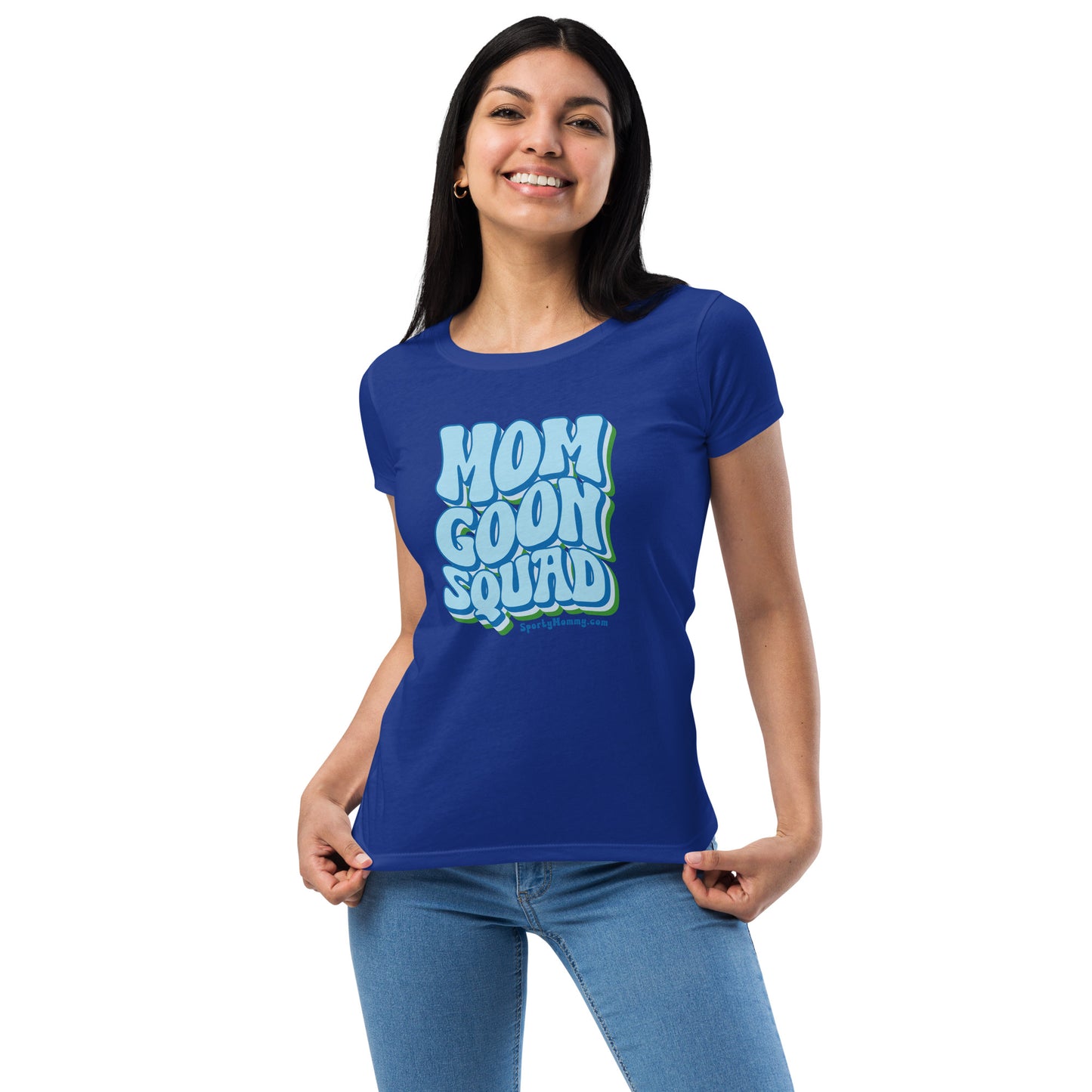 Mom Goon Squad Fitted T-Shirt