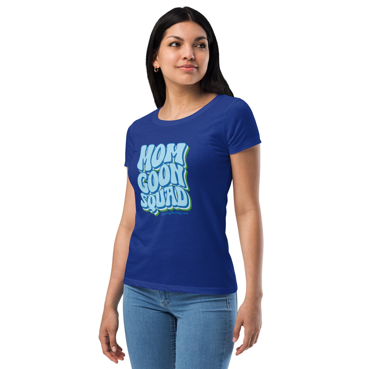 Mom Goon Squad Fitted T-Shirt