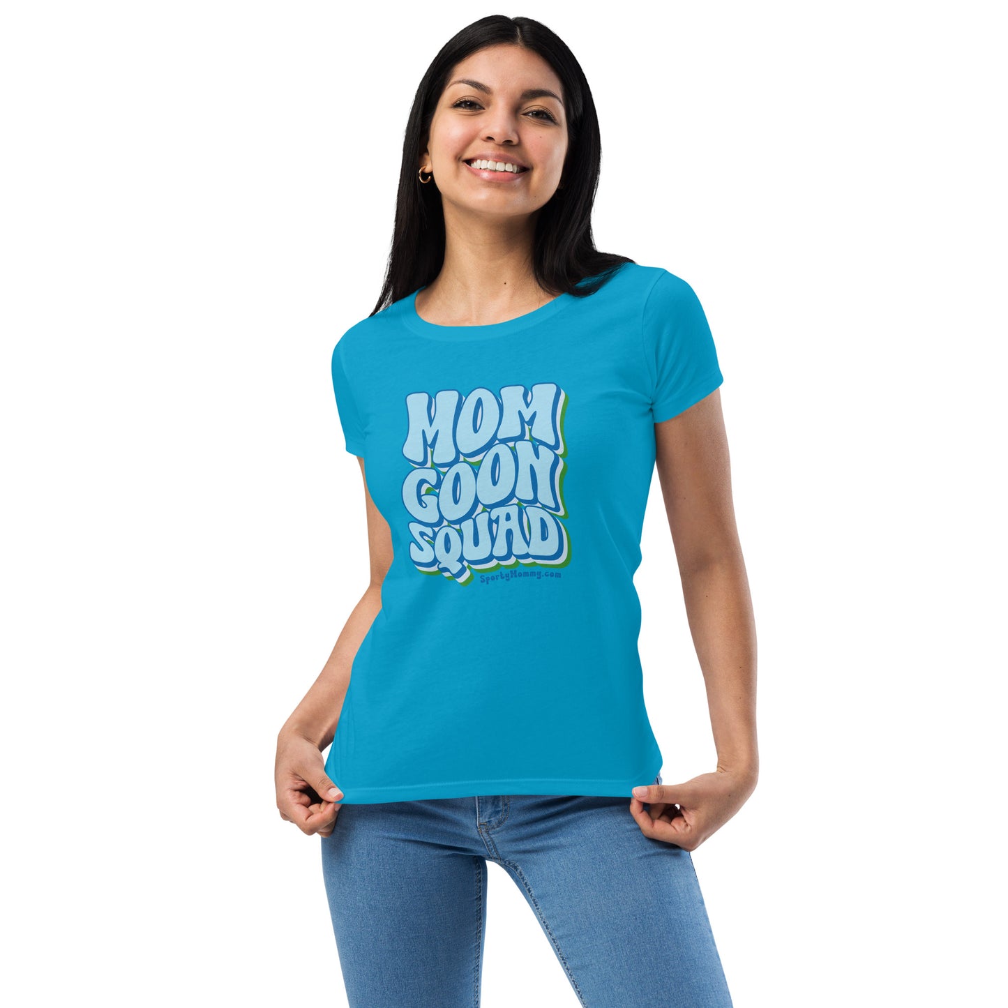 Mom Goon Squad Fitted T-Shirt