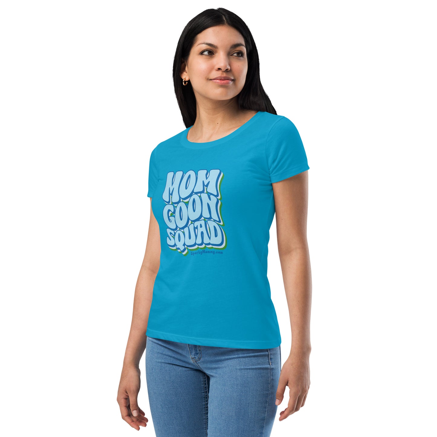 Mom Goon Squad Fitted T-Shirt