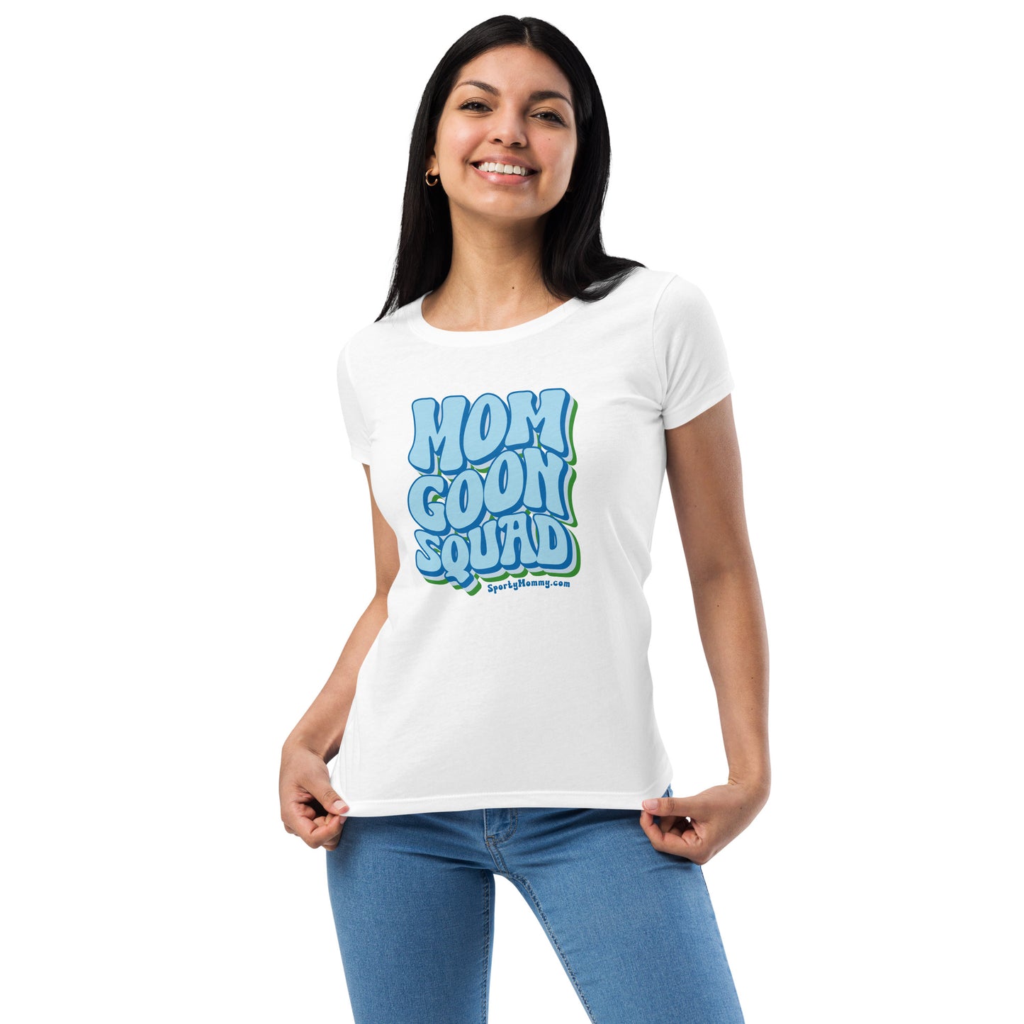 Mom Goon Squad Fitted T-Shirt