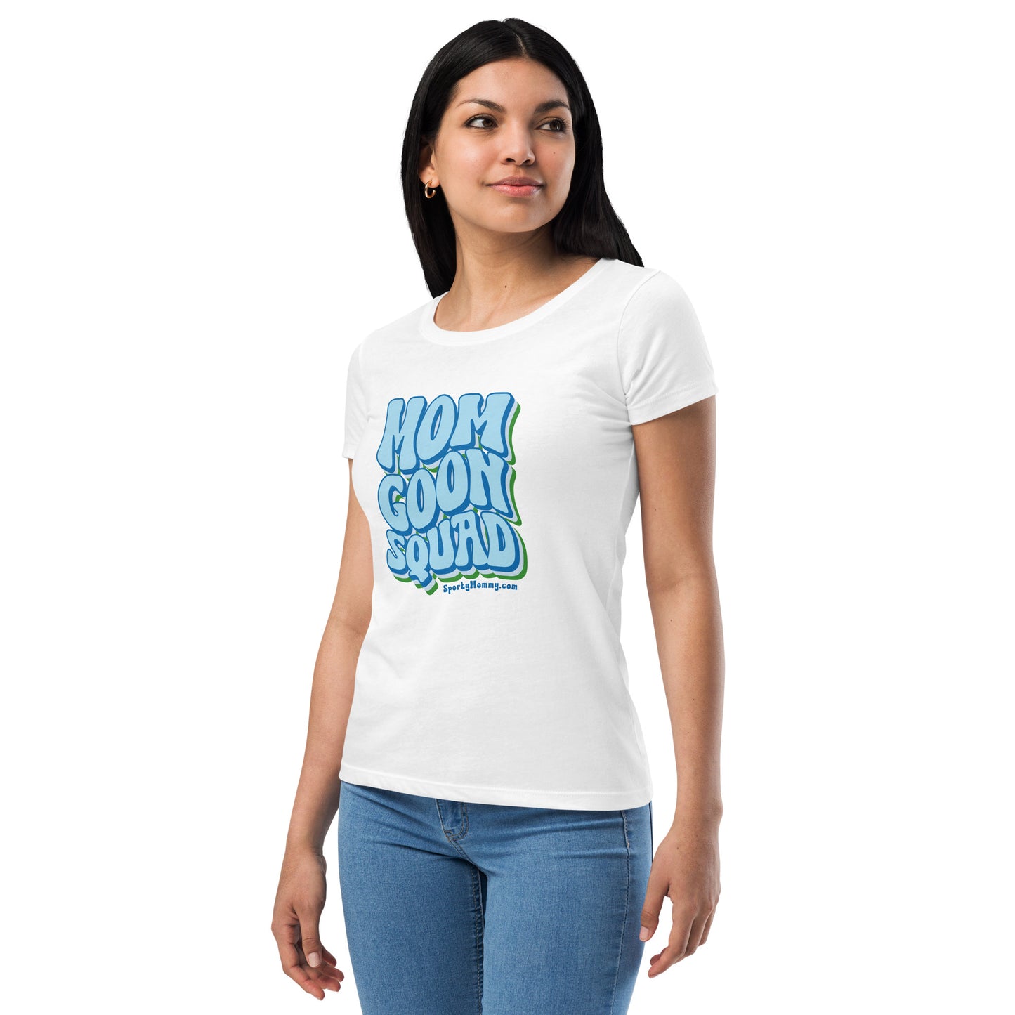 Mom Goon Squad Fitted T-Shirt