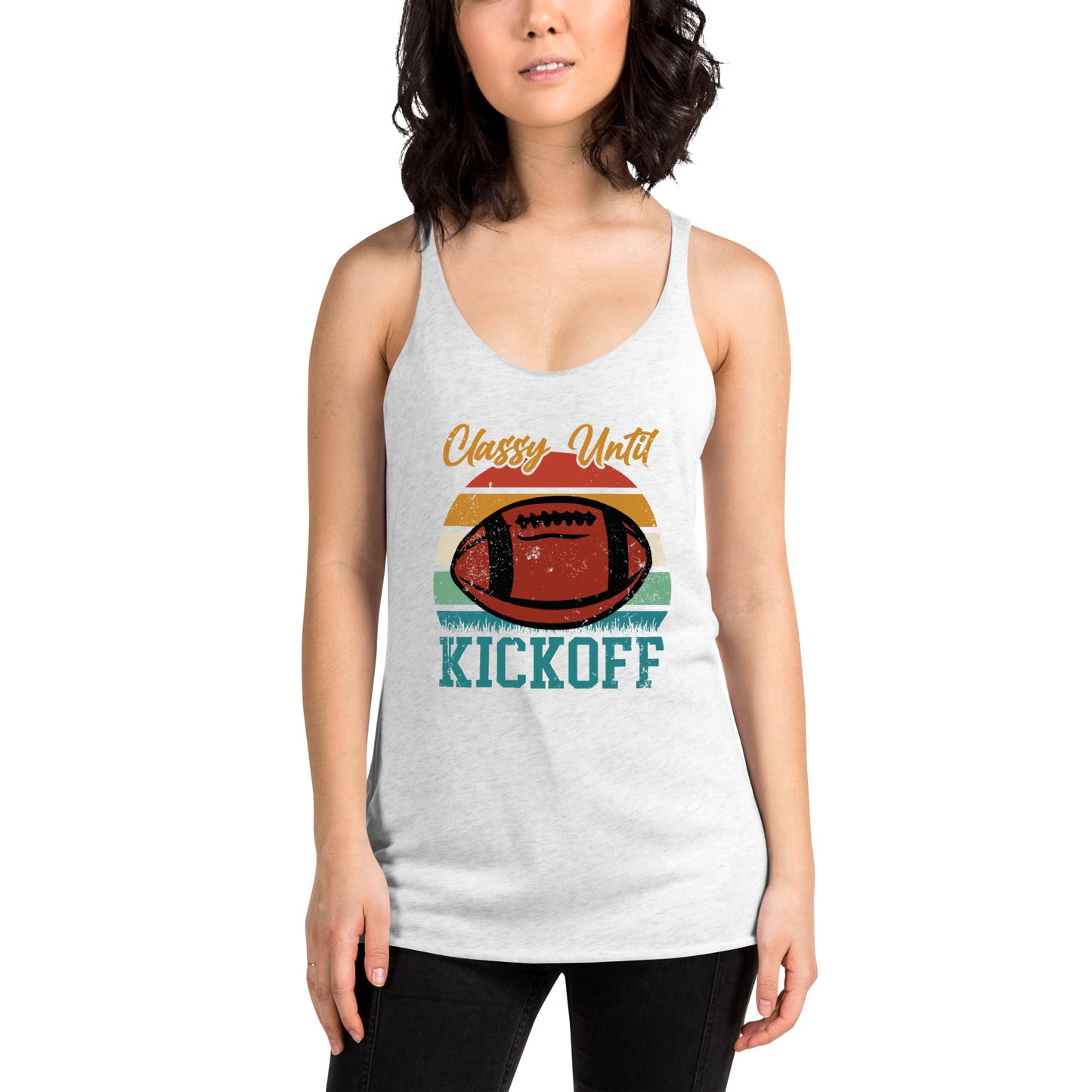 Classy Until Kickoff Women's Tank
