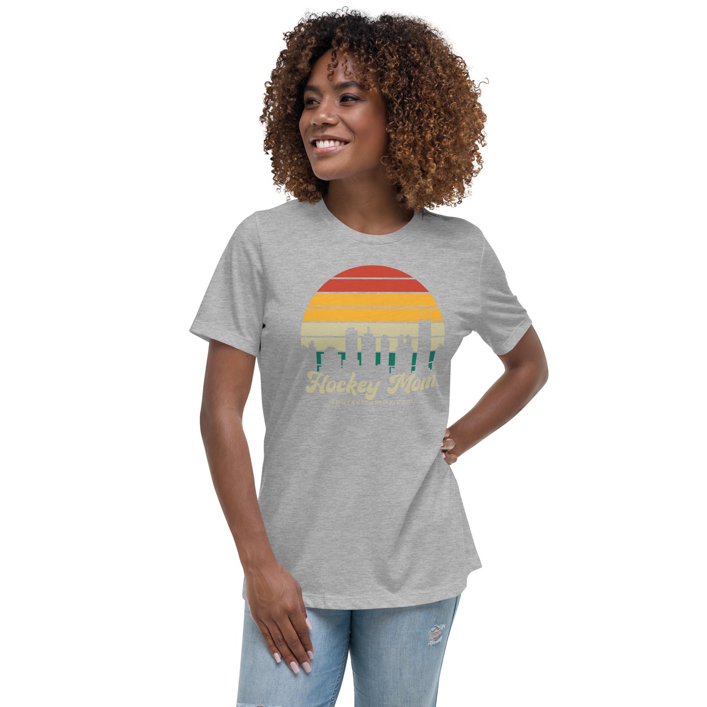 Skyline Hockey Mom Women's Relaxed T-Shirt