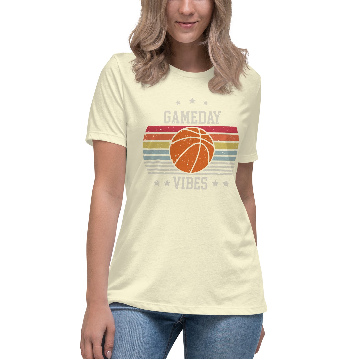 Game-Day Vibes Basketball Women's Relaxed T-Shirt