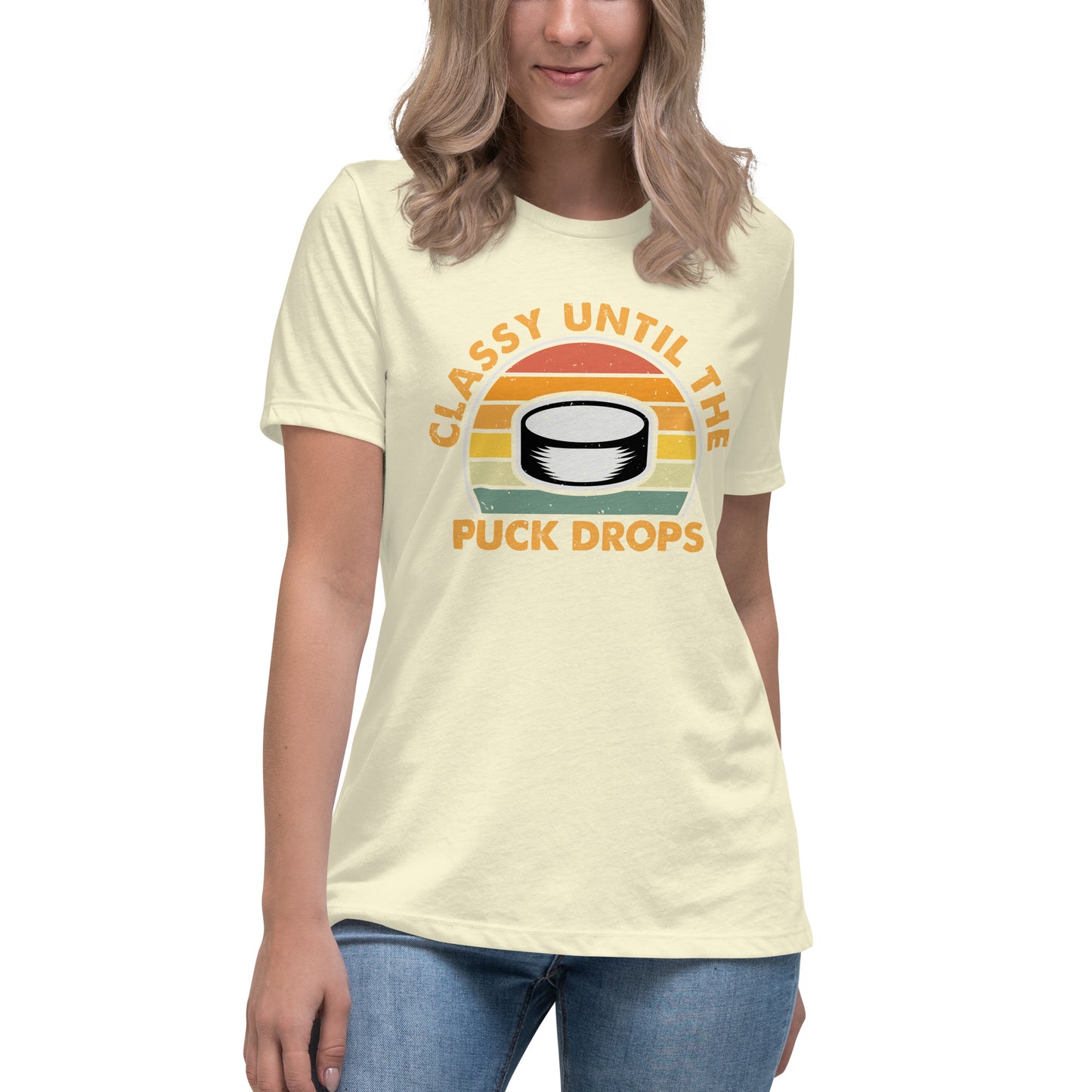 Classy Until The Puck Women's Relaxed T-Shirt