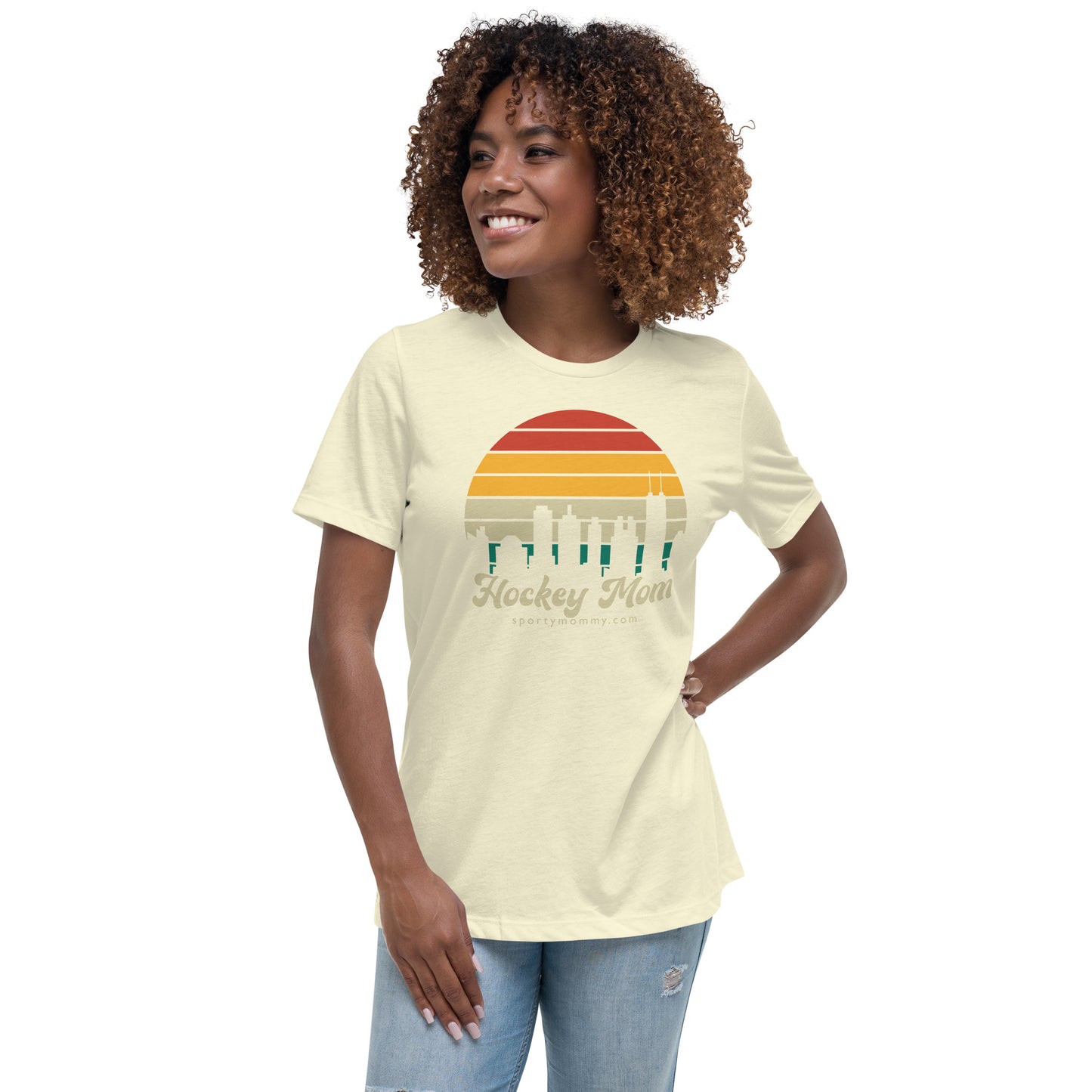 Skyline Hockey Mom Women's Relaxed T-Shirt
