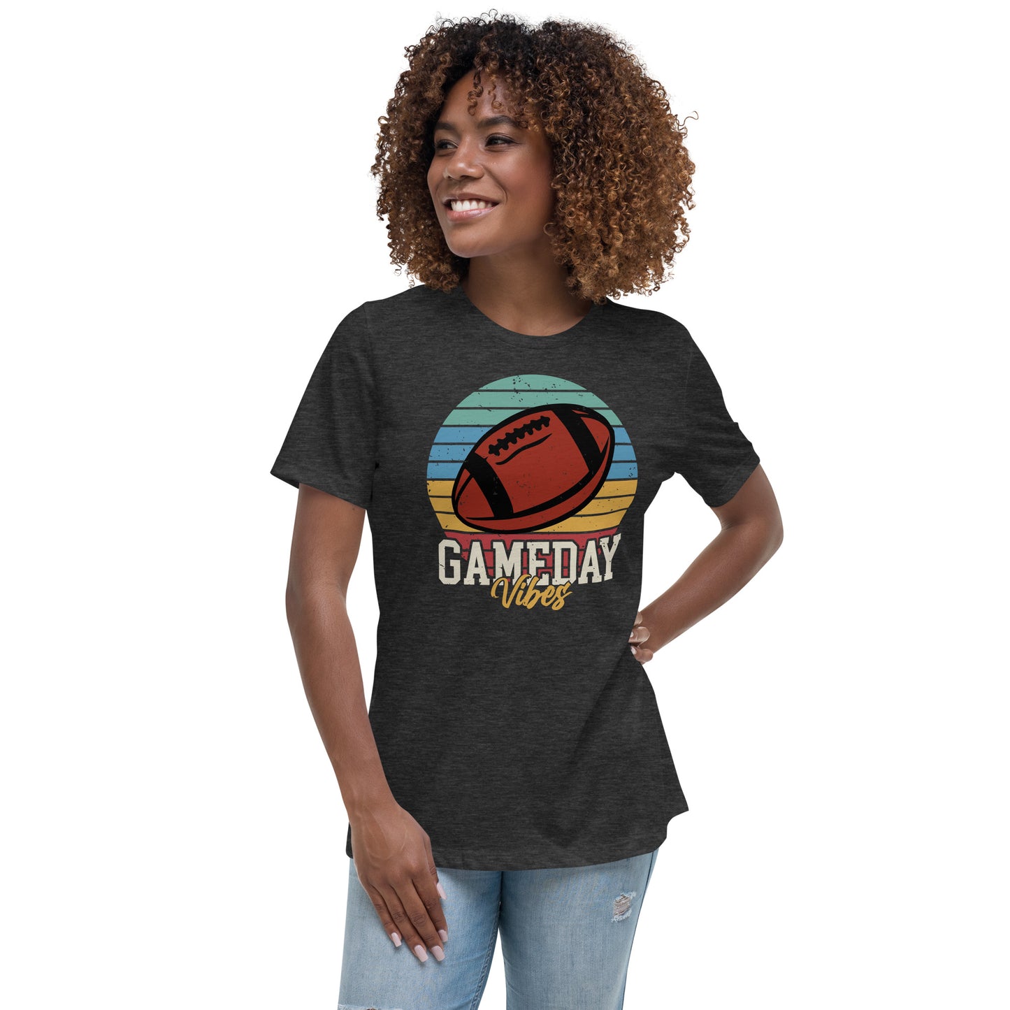 Game-Day Vibes Football Women's Relaxed T-Shirt