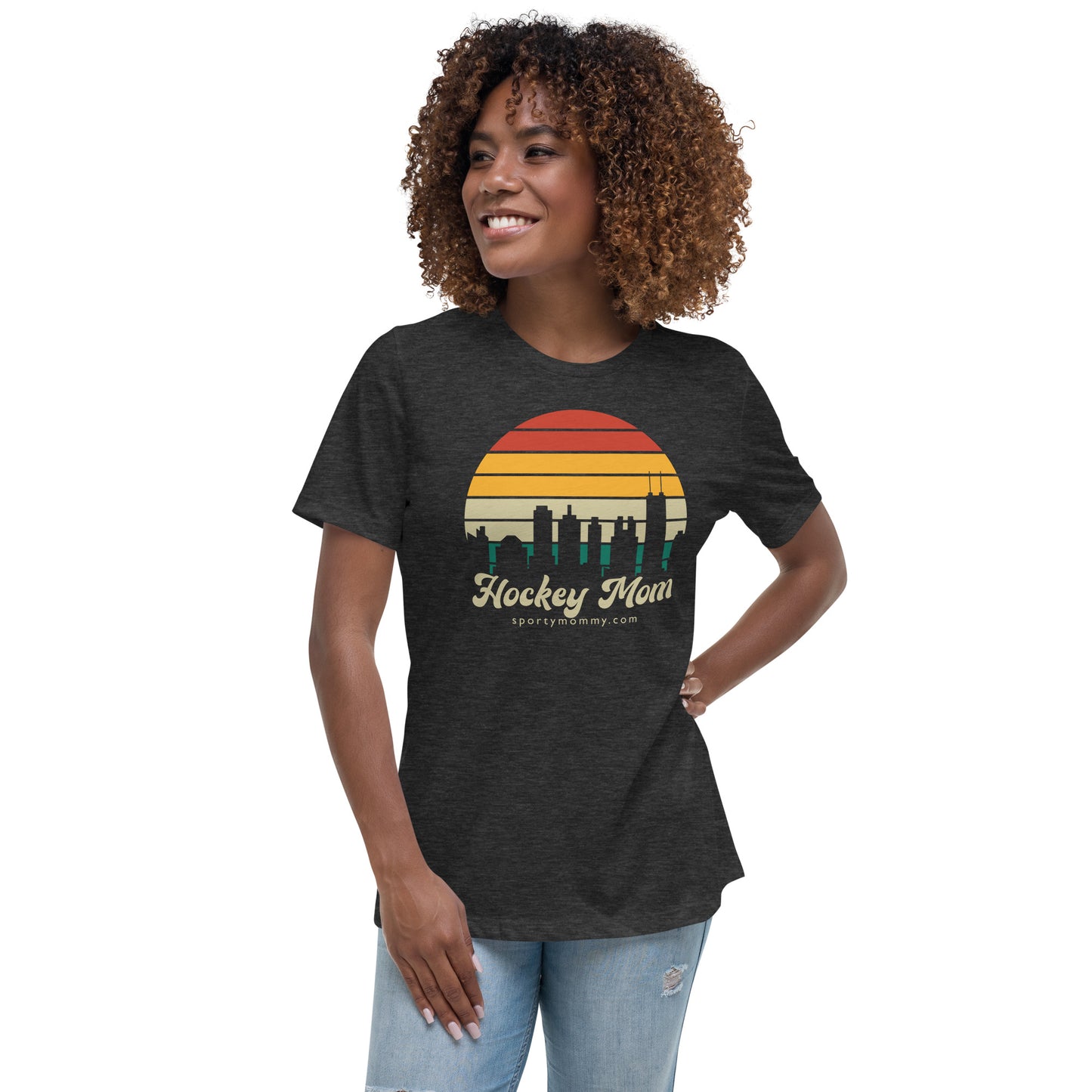 Skyline Hockey Mom Women's Relaxed T-Shirt