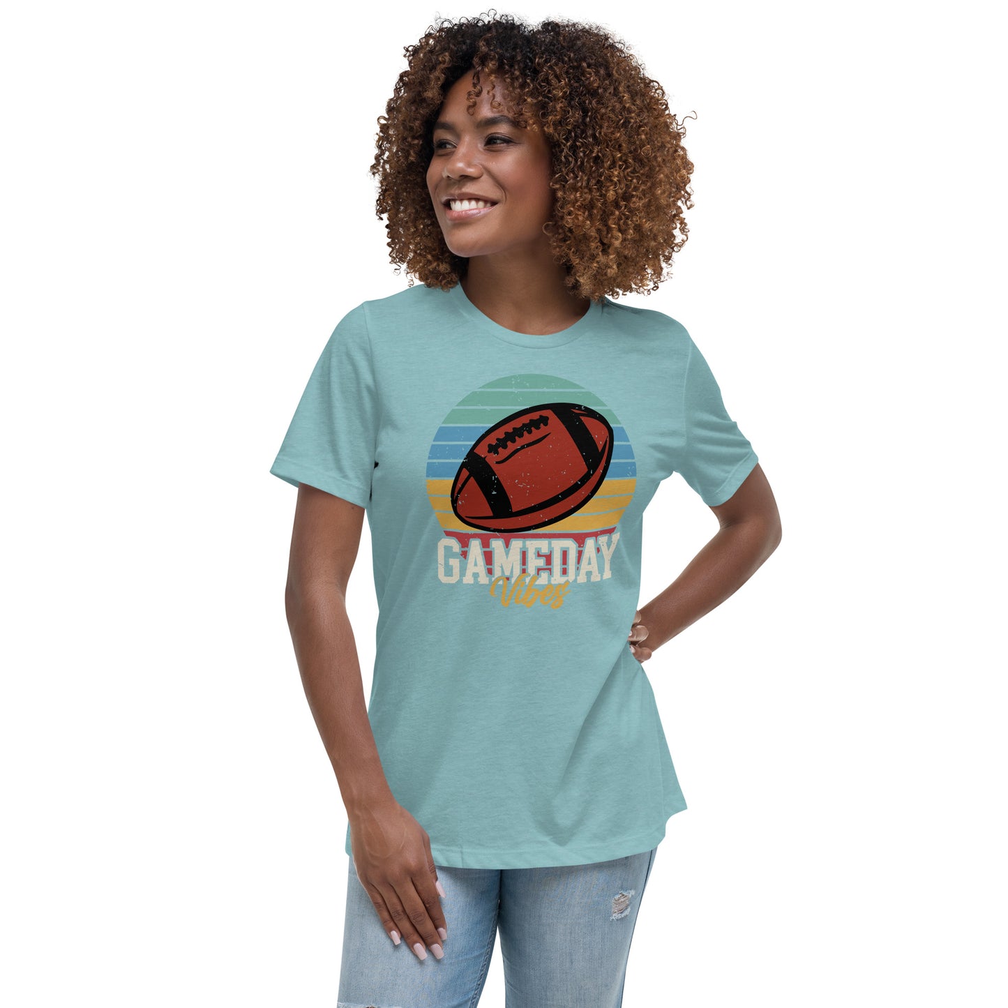 Game-Day Vibes Football Women's Relaxed T-Shirt