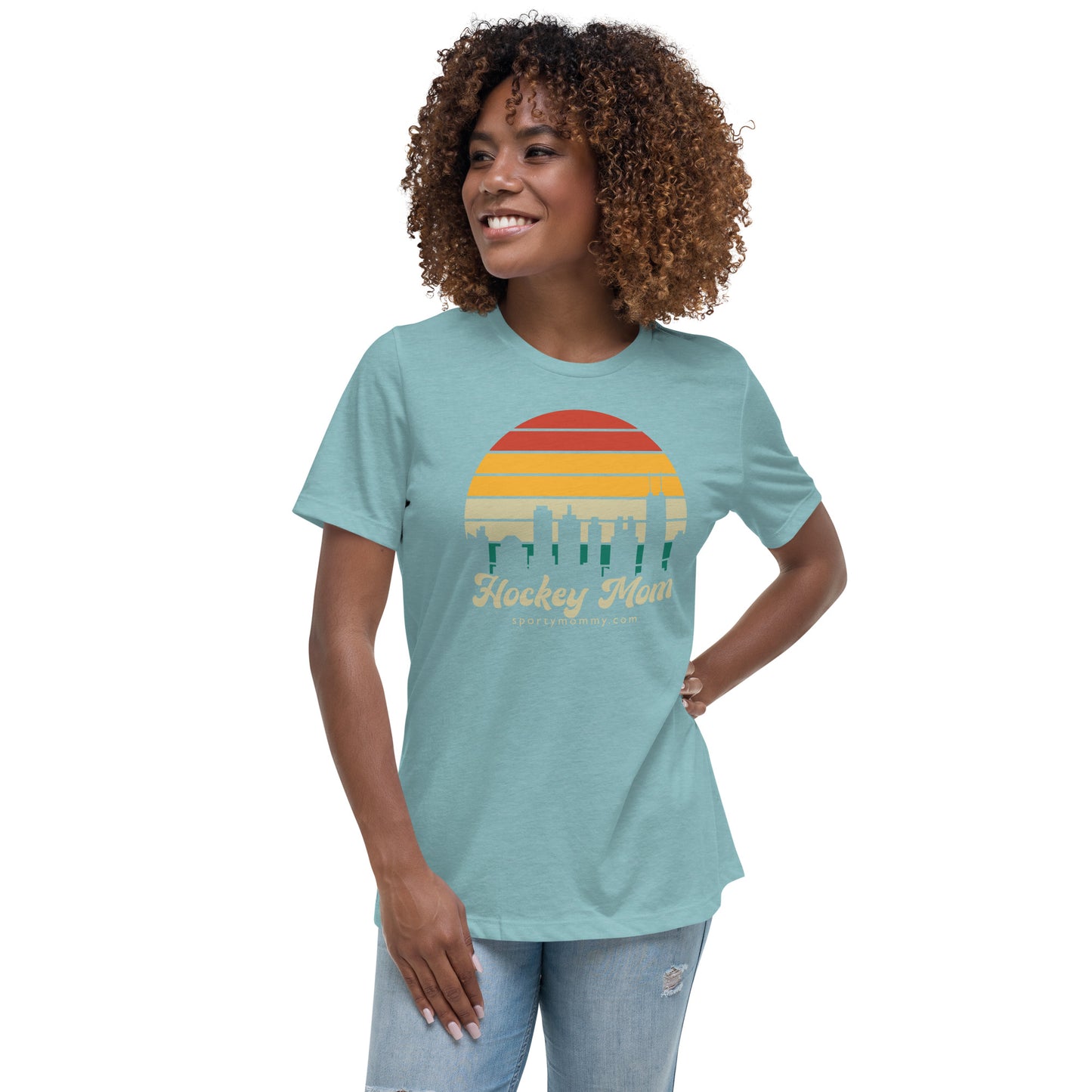 Skyline Hockey Mom Women's Relaxed T-Shirt