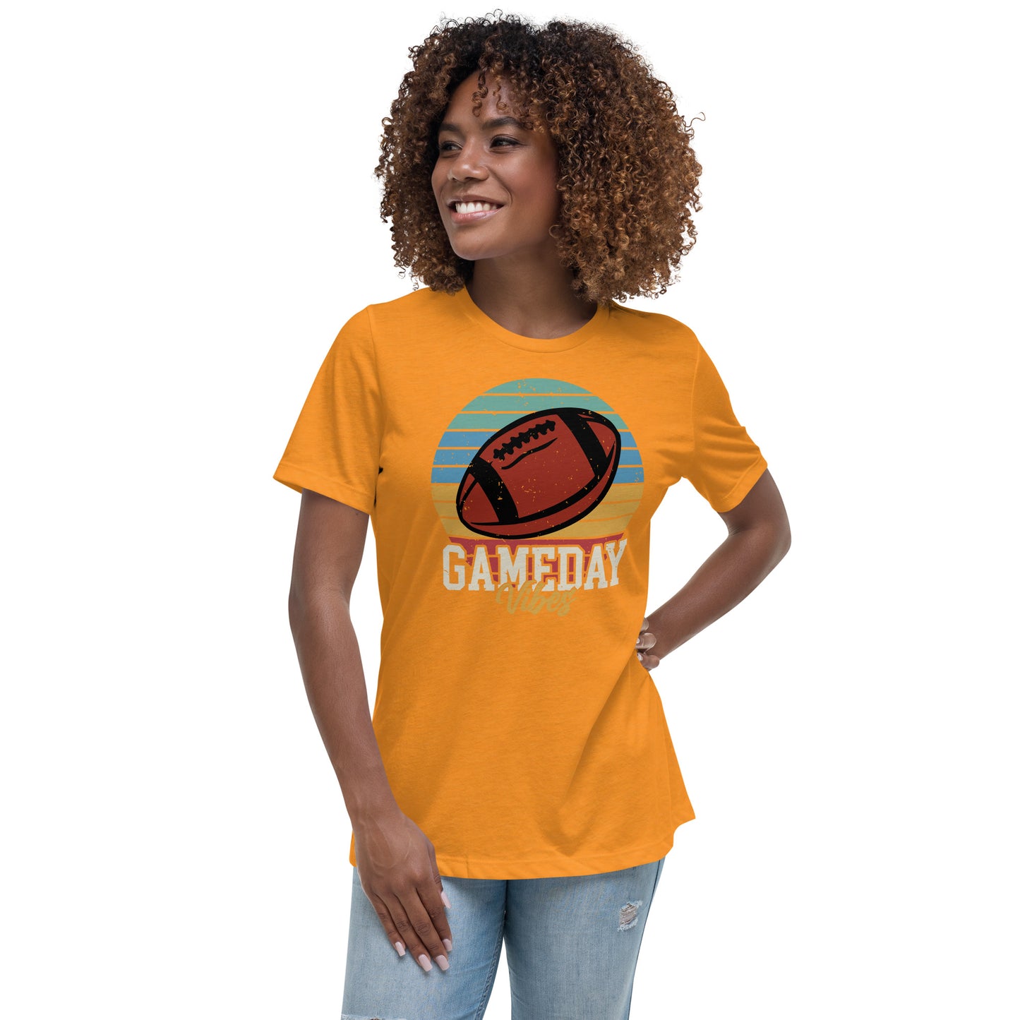 Game-Day Vibes Football Women's Relaxed T-Shirt