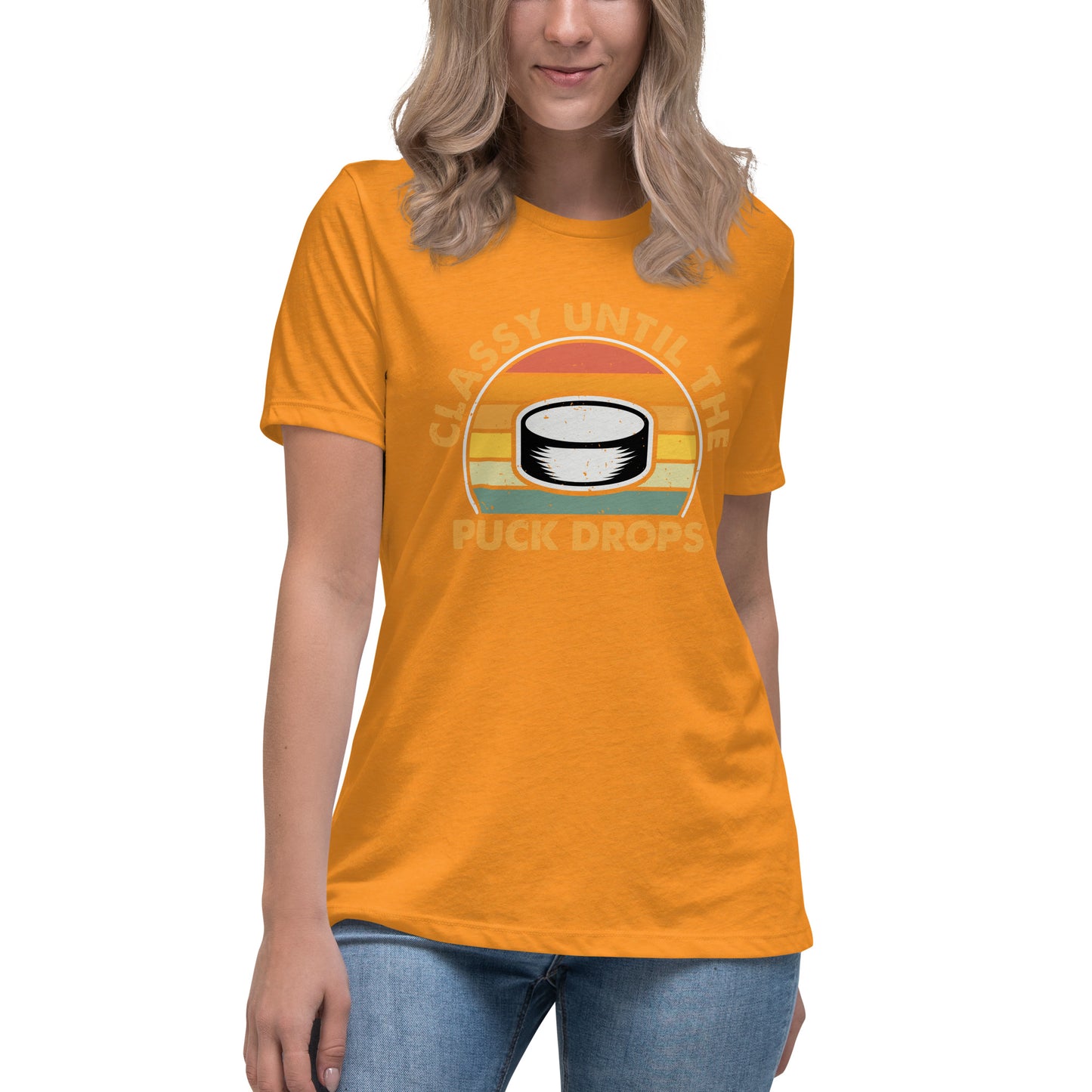 Classy Until The Puck Women's Relaxed T-Shirt