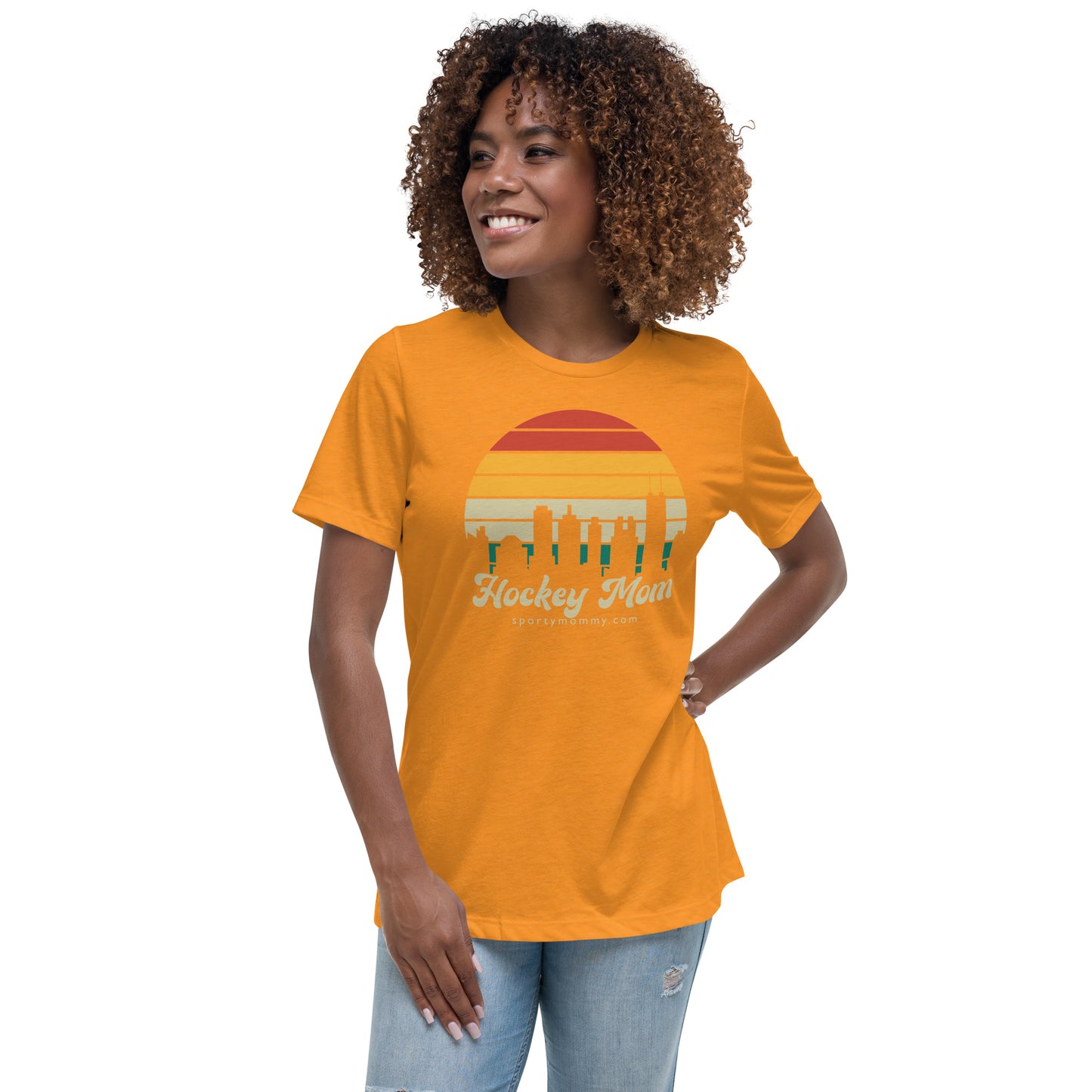 Skyline Hockey Mom Women's Relaxed T-Shirt