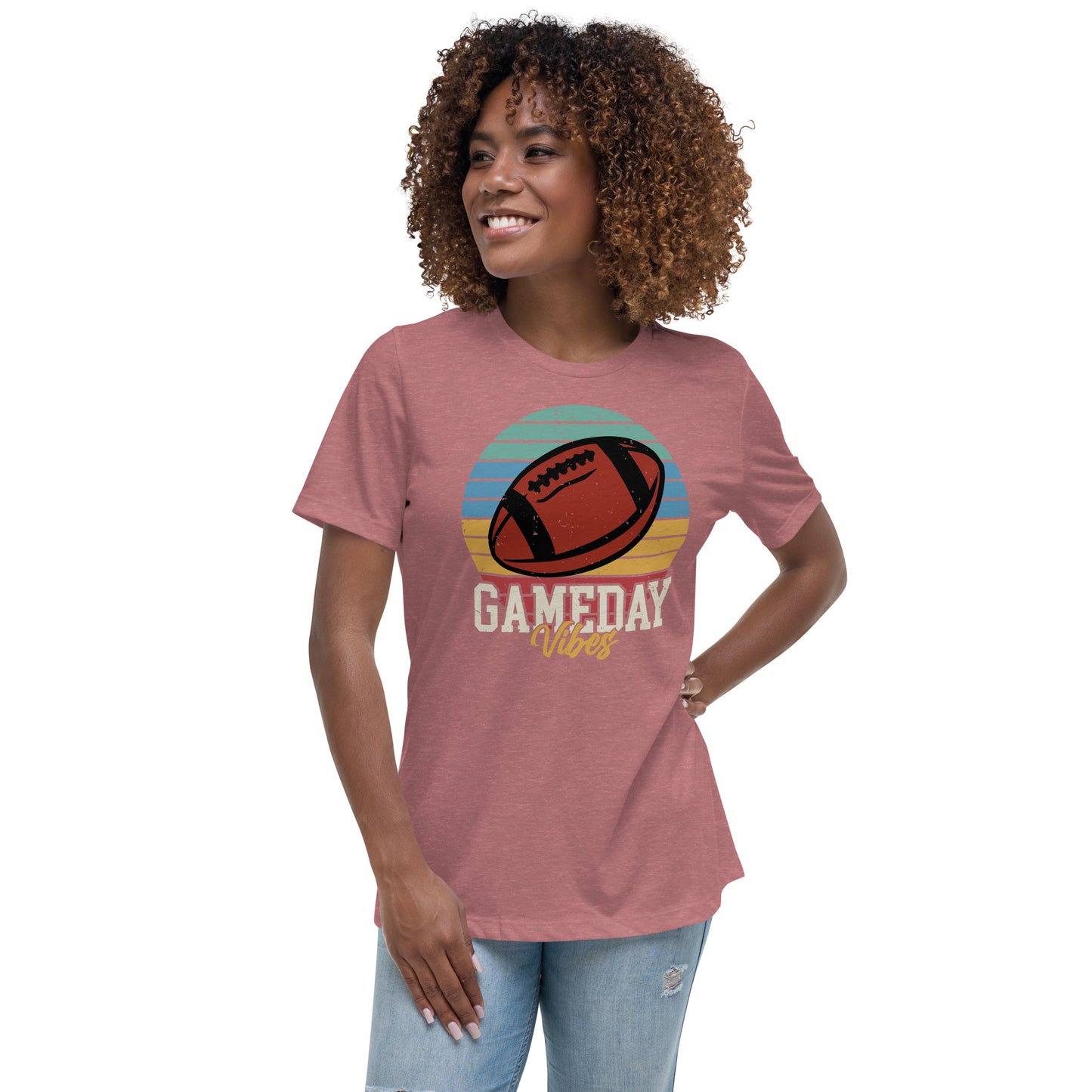 Game-Day Vibes Football Women's Relaxed T-Shirt