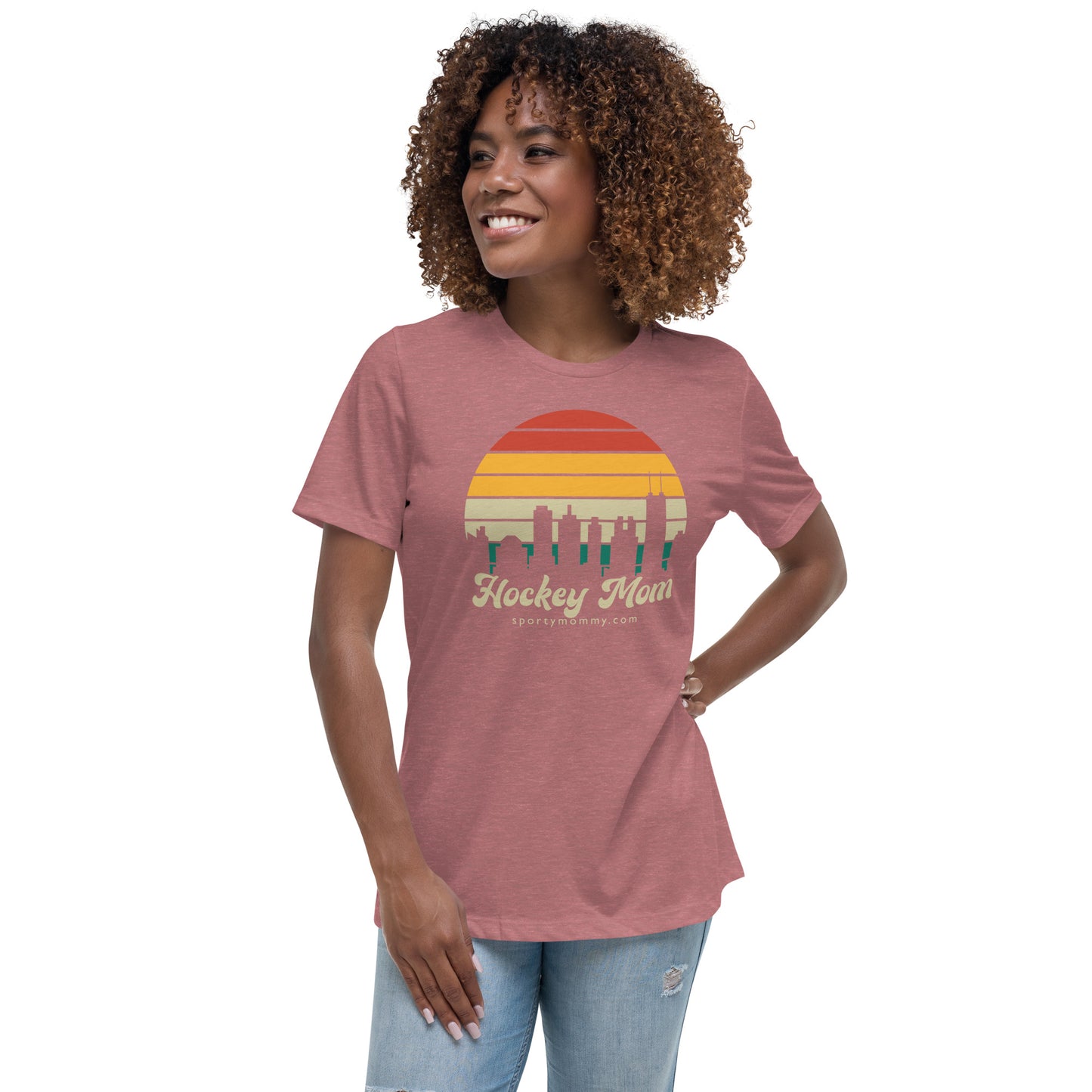 Skyline Hockey Mom Women's Relaxed T-Shirt