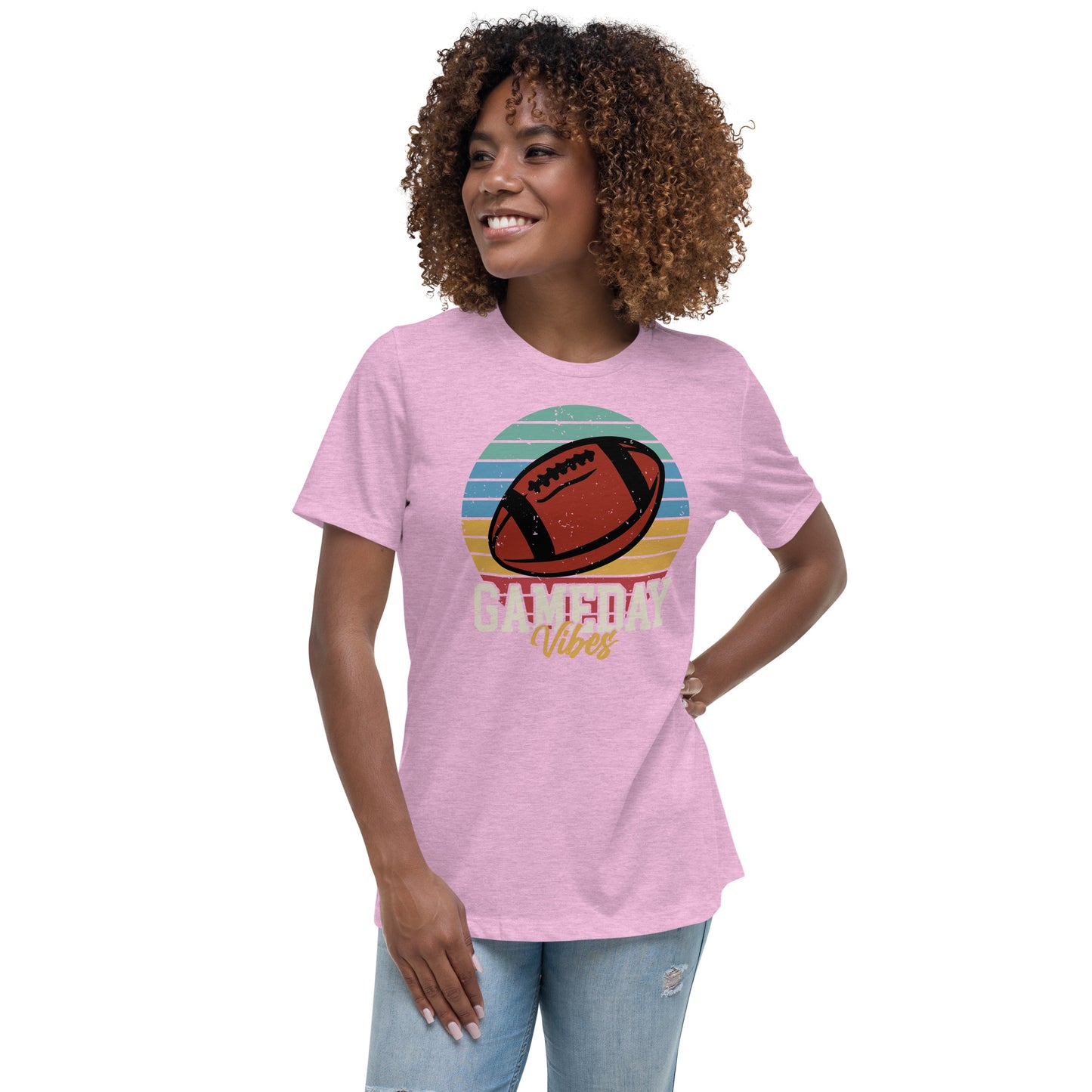 Game-Day Vibes Football Women's Relaxed T-Shirt