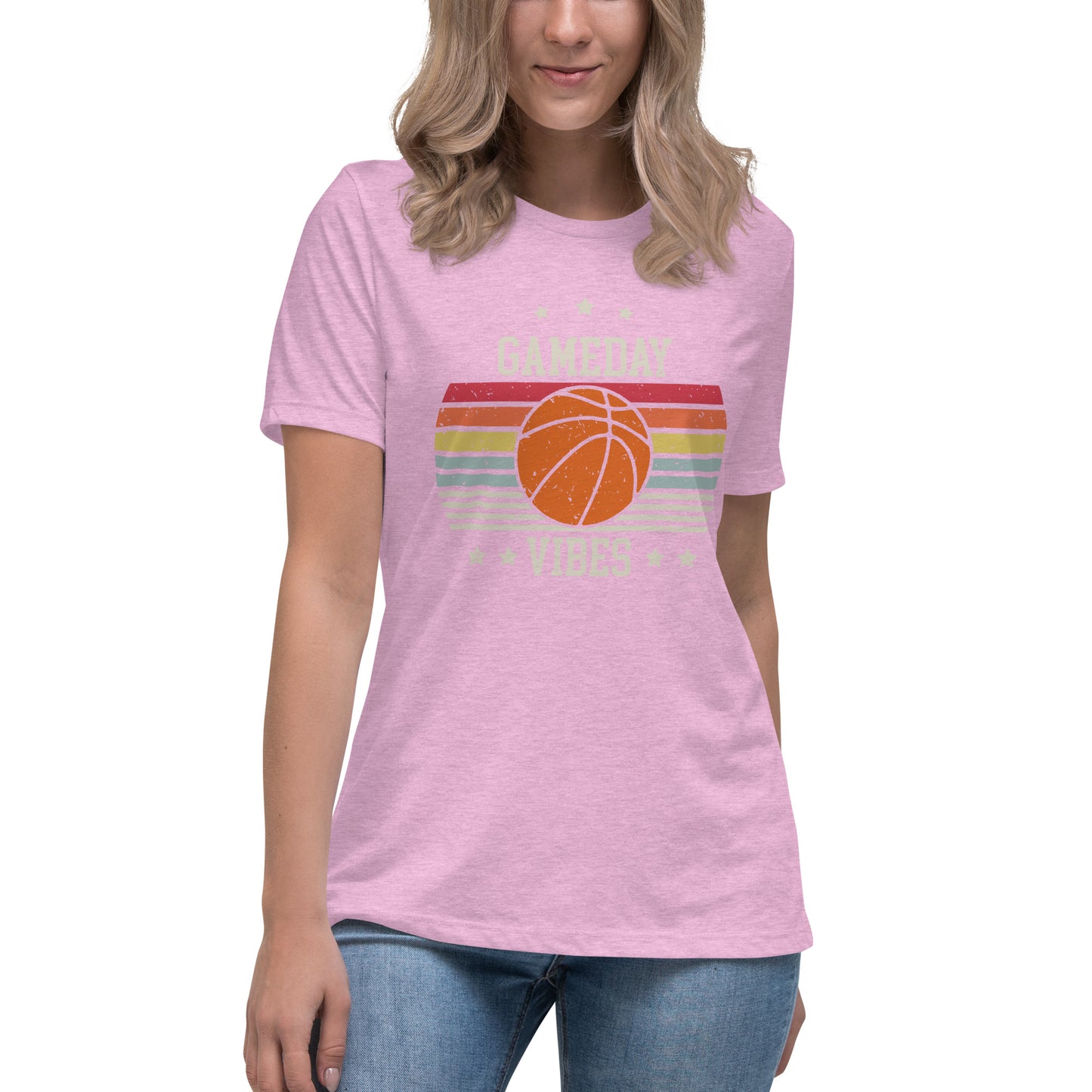 Game-Day Vibes Basketball Women's Relaxed T-Shirt