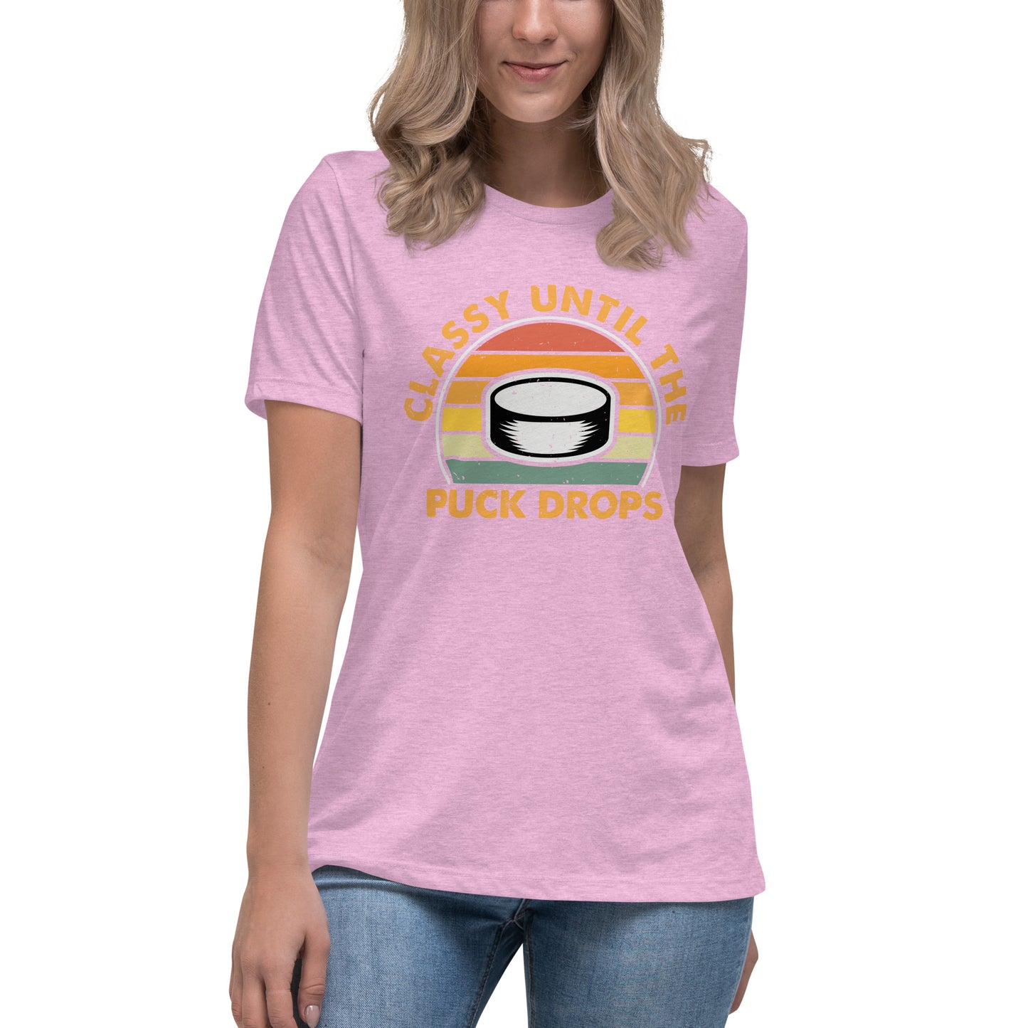 Classy Until The Puck Women's Relaxed T-Shirt