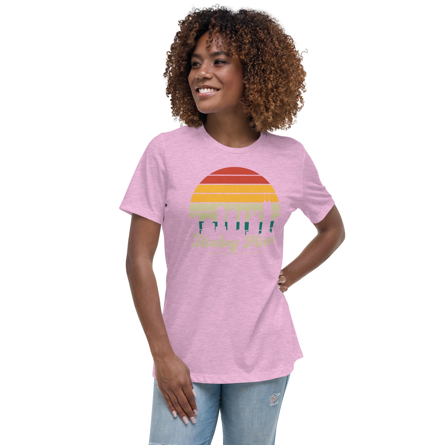 Skyline Hockey Mom Women's Relaxed T-Shirt