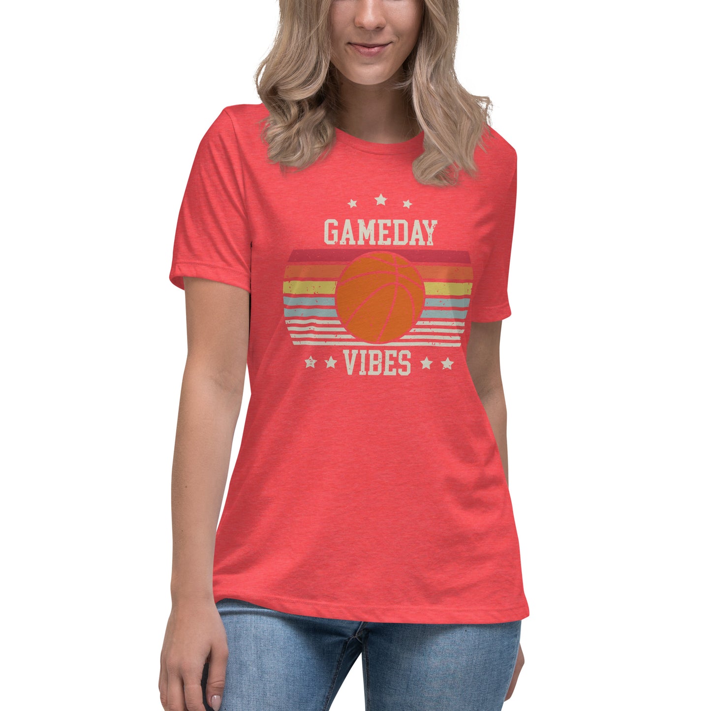 Game-Day Vibes Basketball Women's Relaxed T-Shirt