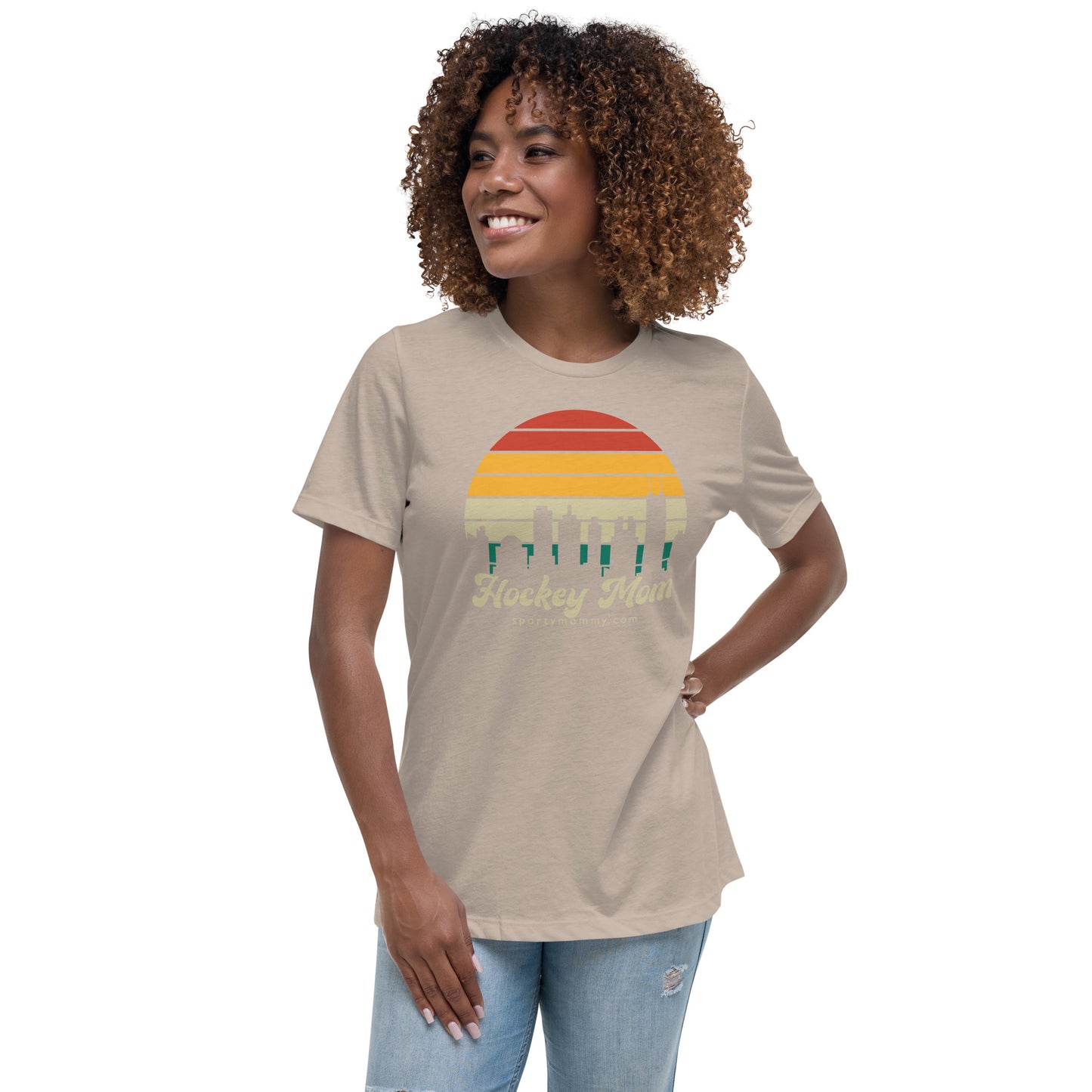 Skyline Hockey Mom Women's Relaxed T-Shirt