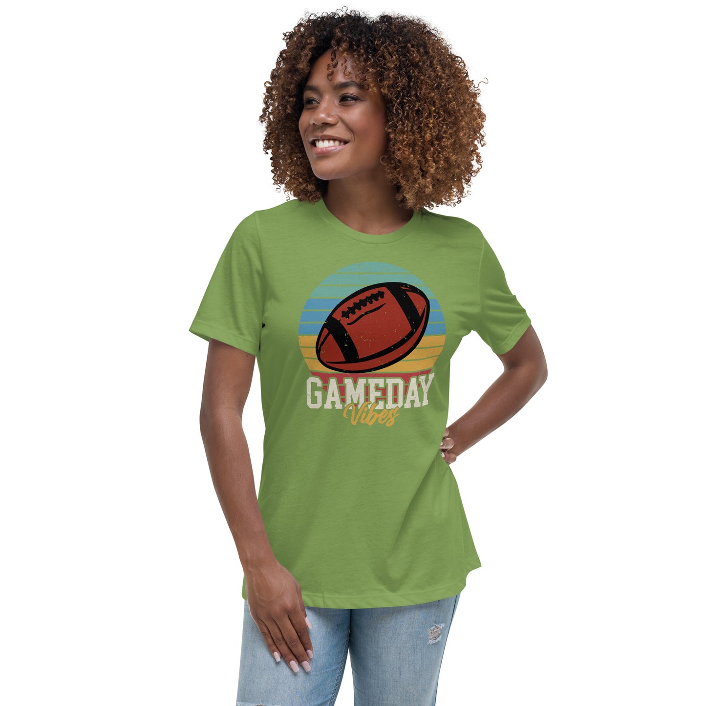 Game-Day Vibes Football Women's Relaxed T-Shirt
