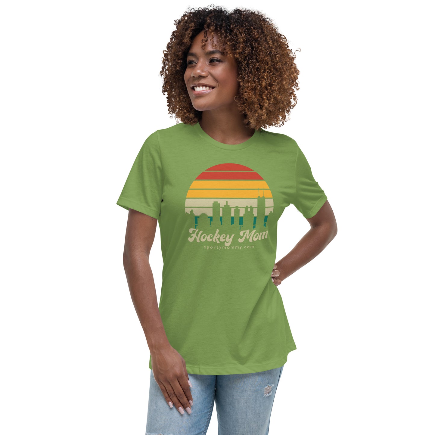Skyline Hockey Mom Women's Relaxed T-Shirt