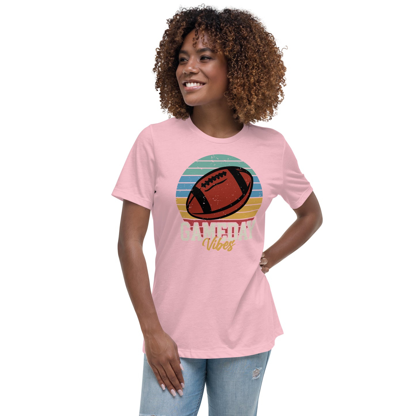 Game-Day Vibes Football Women's Relaxed T-Shirt